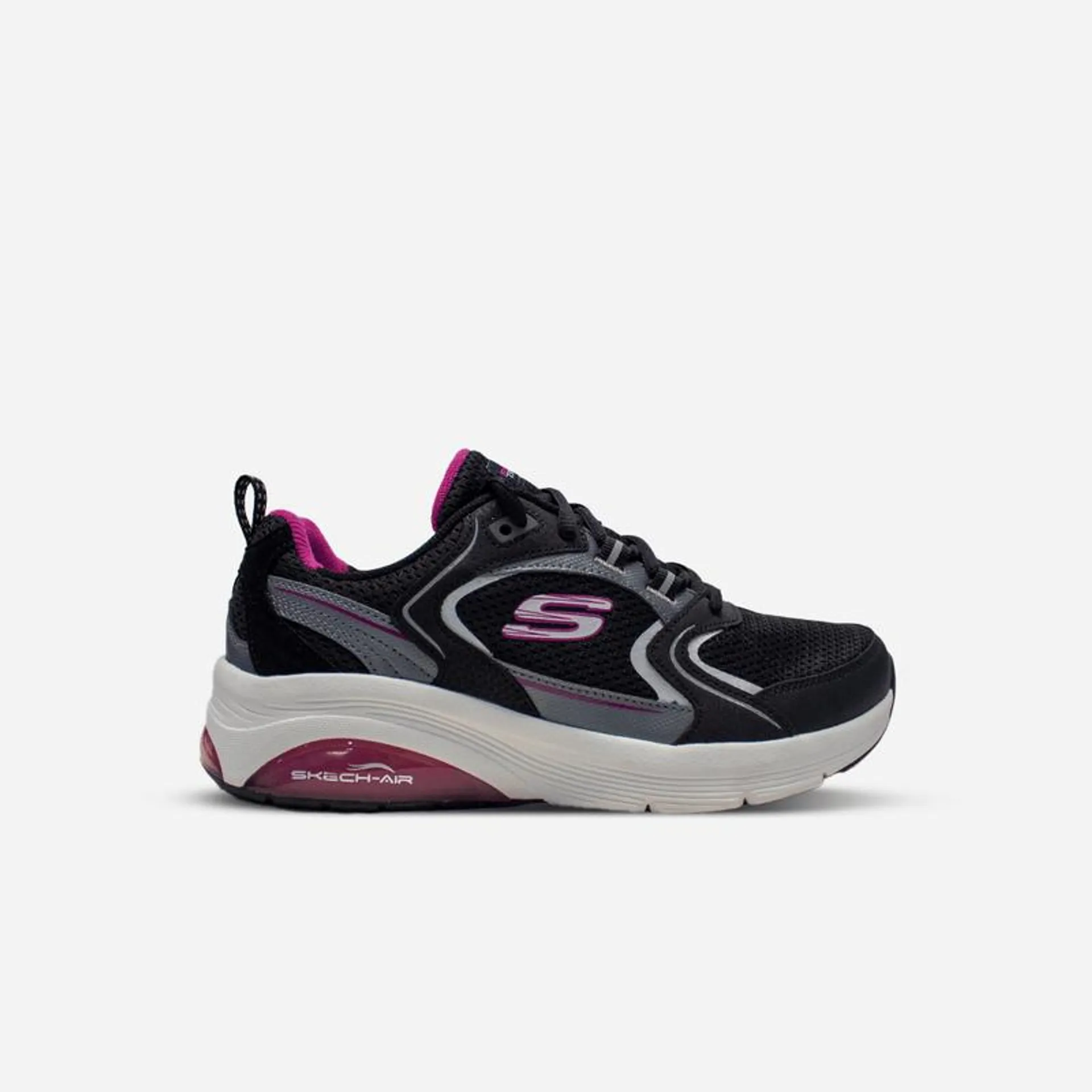 TENIS SKECHERS 149652 BKPR MUJER