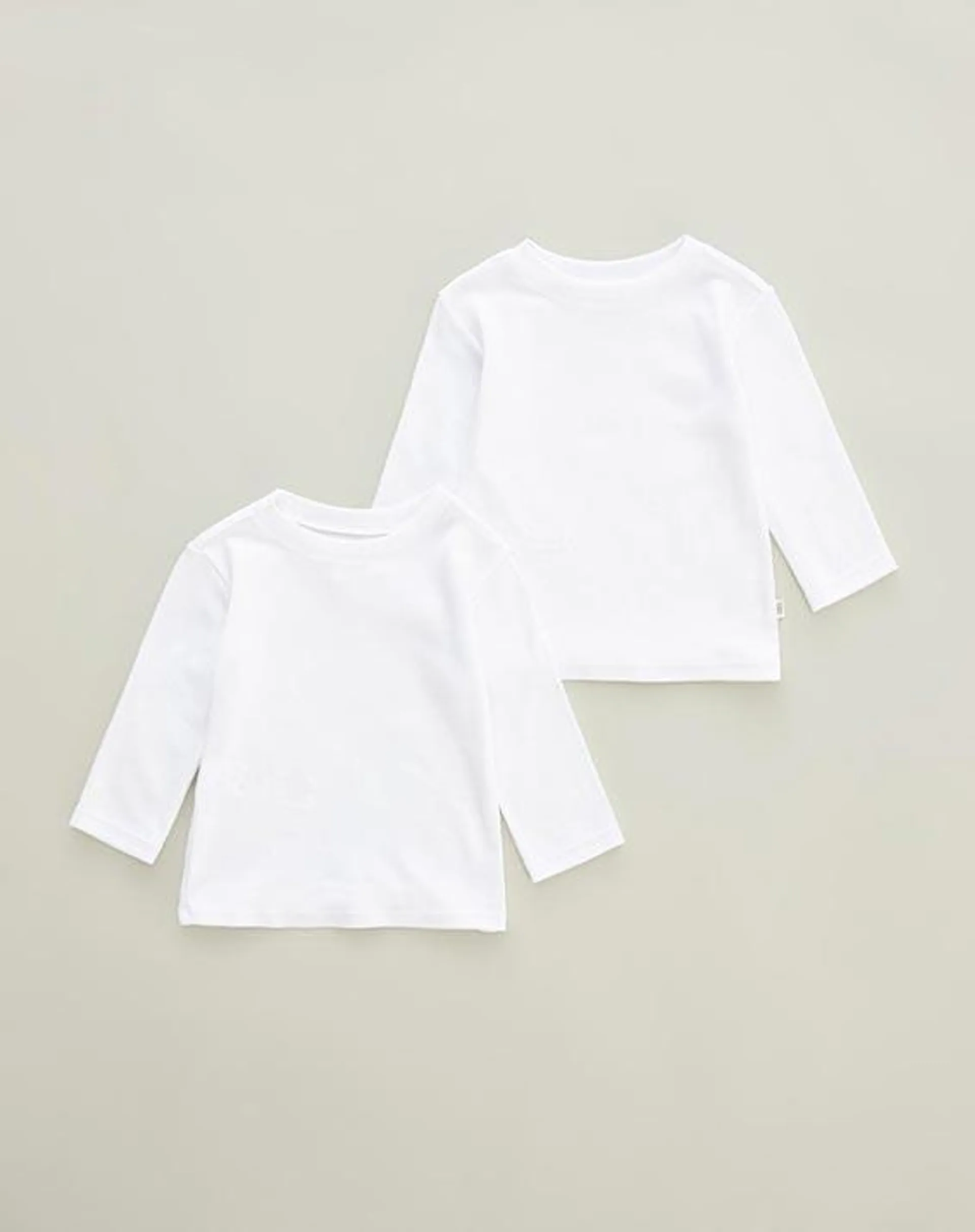 2 camisetas rayo blanca 4t