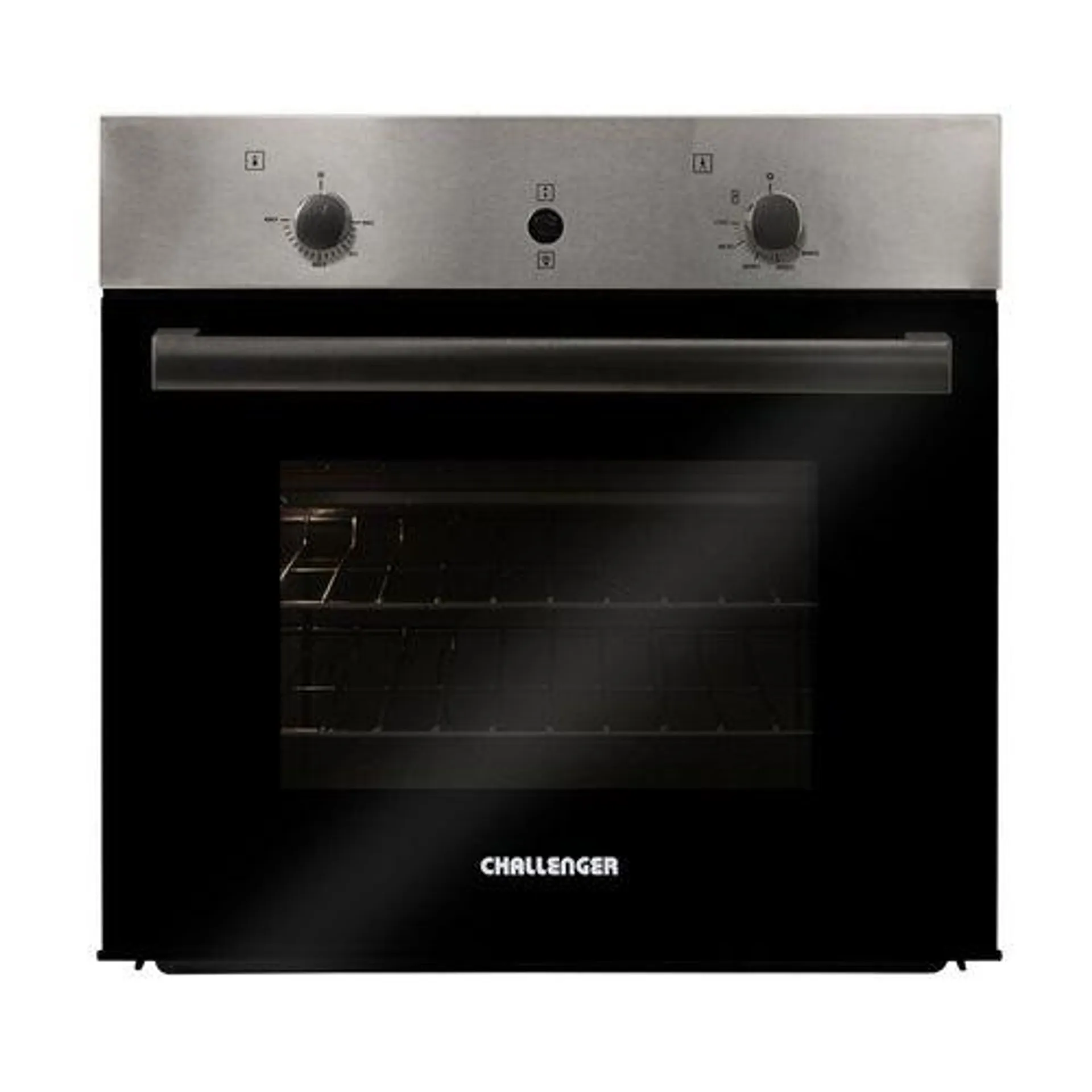 Horno de empotrar mixto Challenger en acero / negro 60 cm 120V - HG 2555 – Acero Inox / Negro