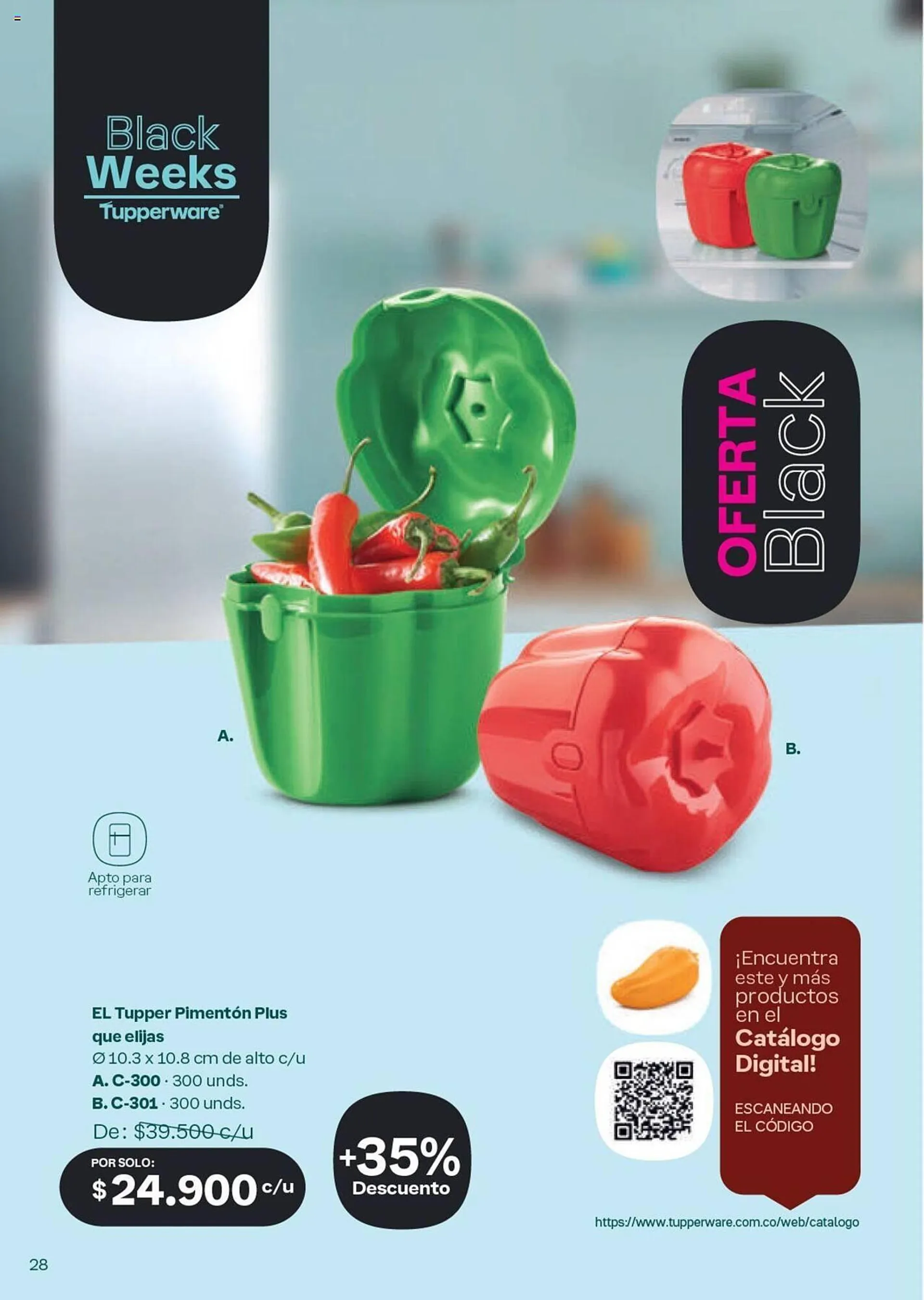 Catalogo de Catálogo Tupperware 4 de octubre al 31 de octubre 2024 - Pag 28