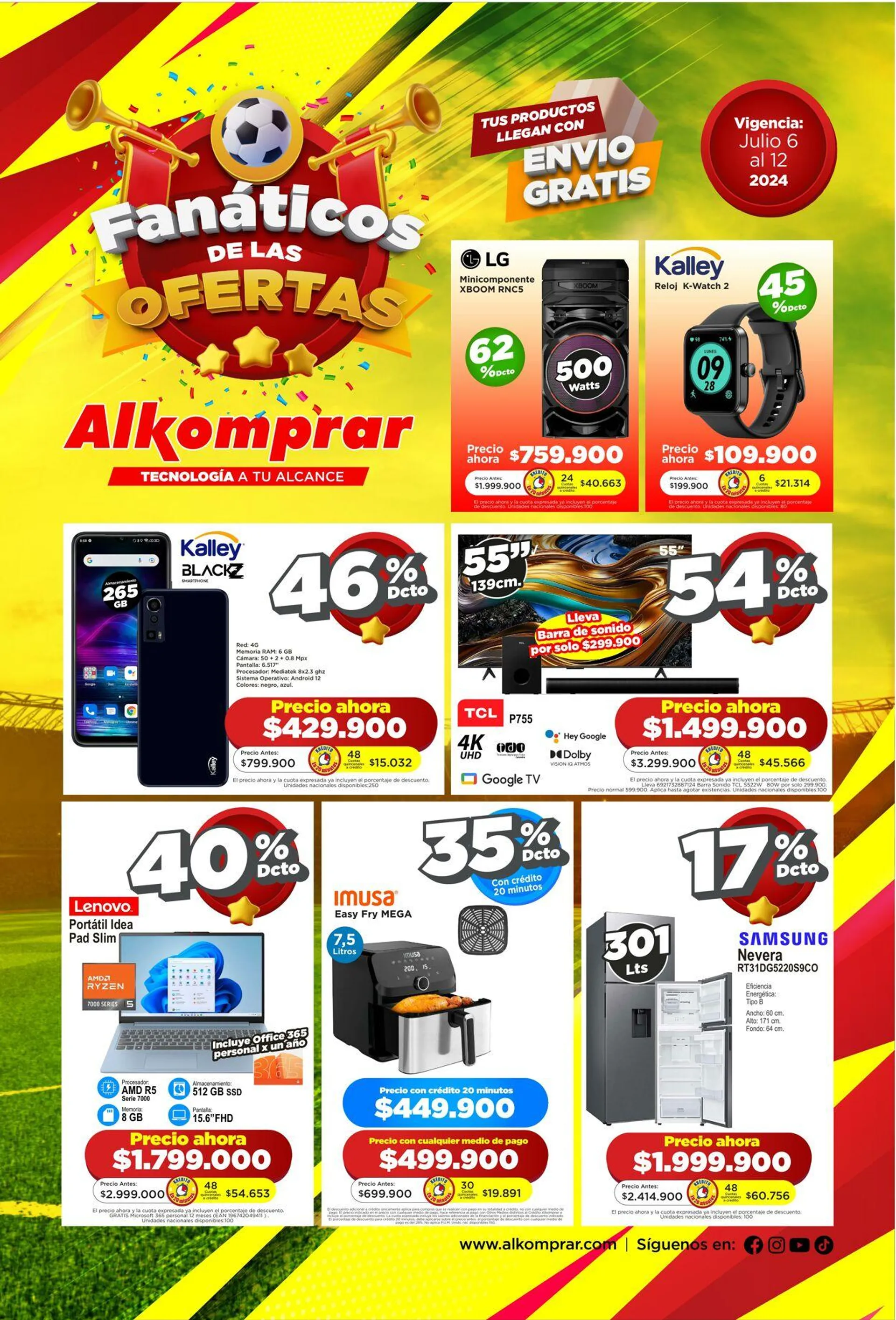 Catalogo de Alkomprar 6 de julio al 12 de julio 2024 - Pag 1