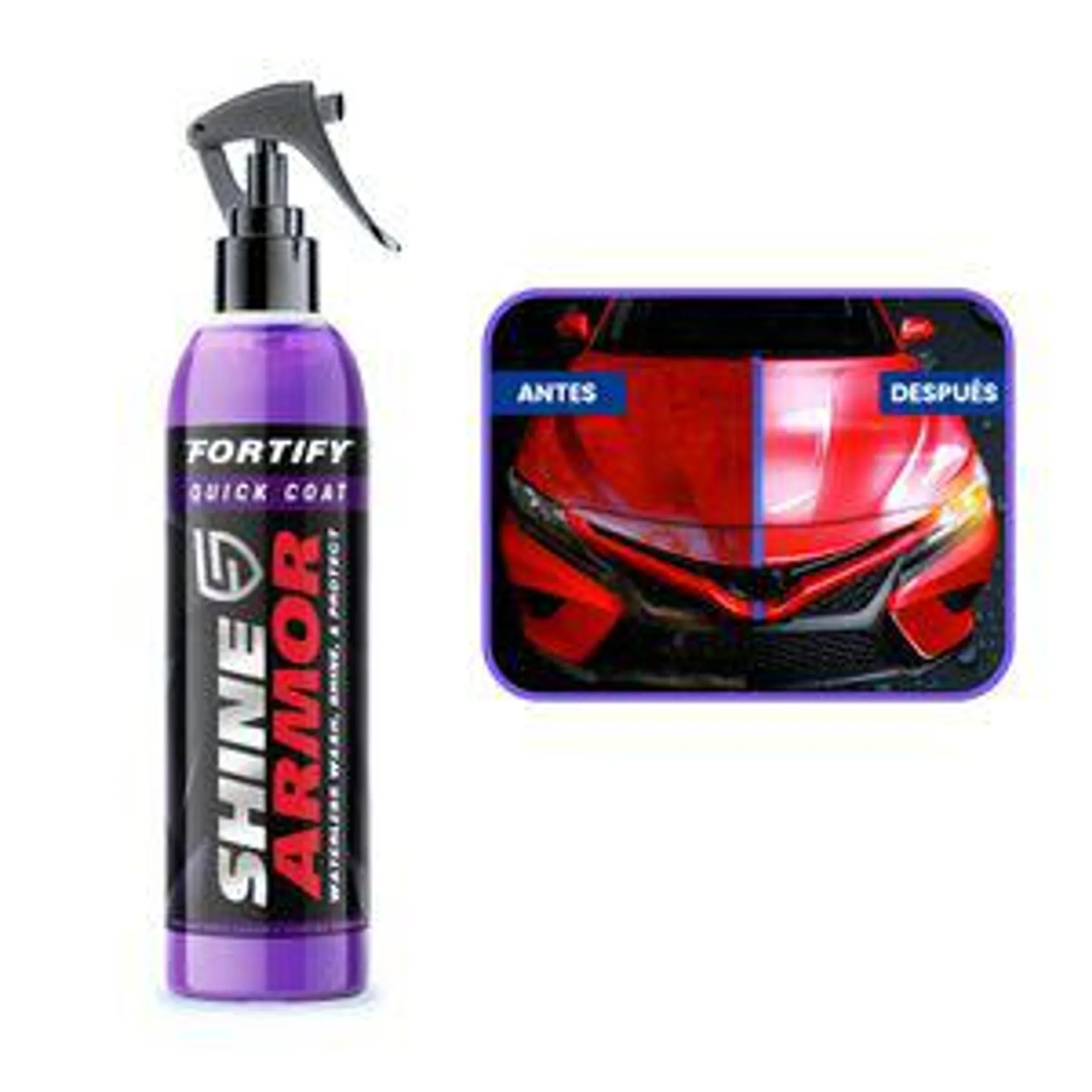 Spray de cera para auto Shine Armor