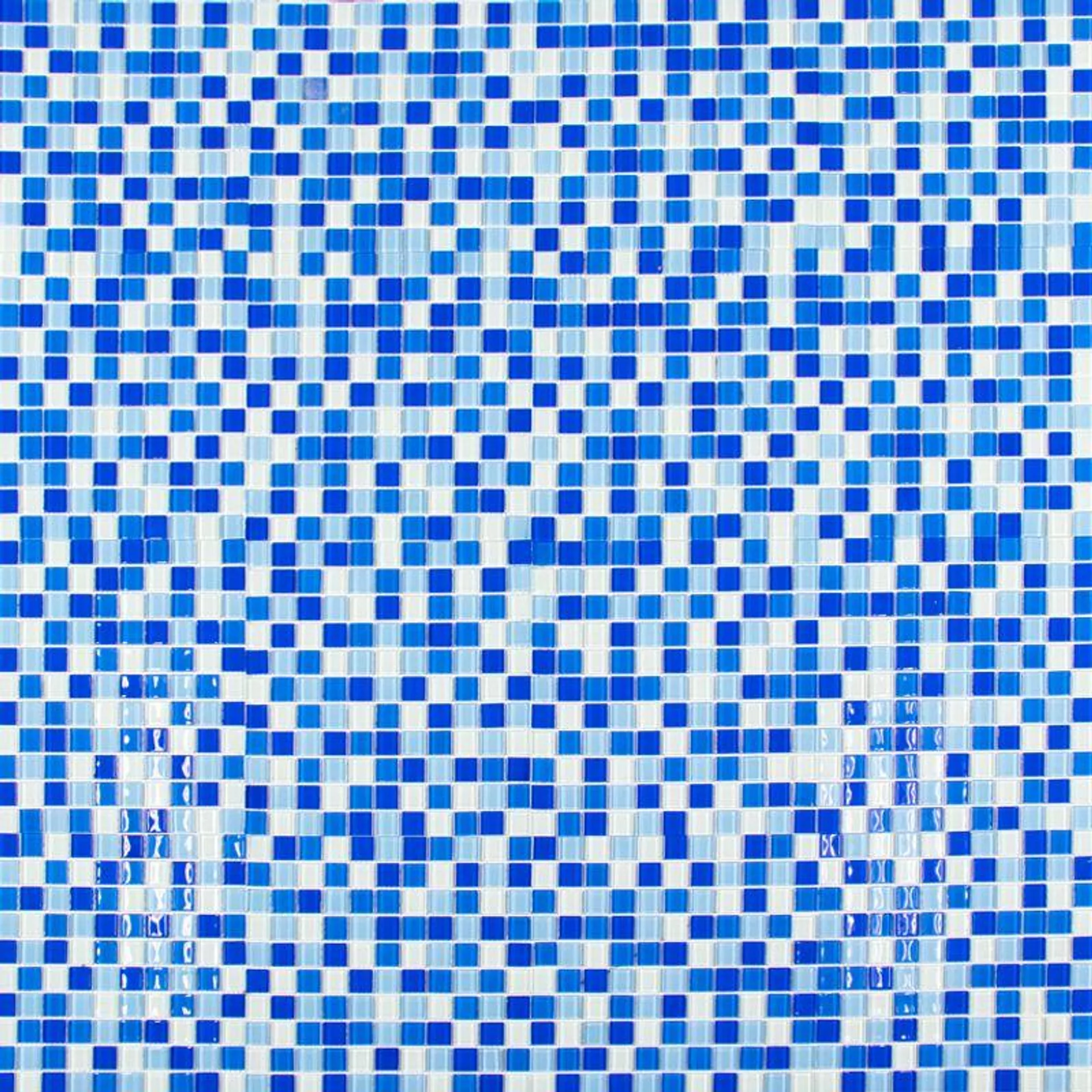 Decorados Para Pared Estilo Mosaico Para Piscinas Party Mix-25 30x30 Azul