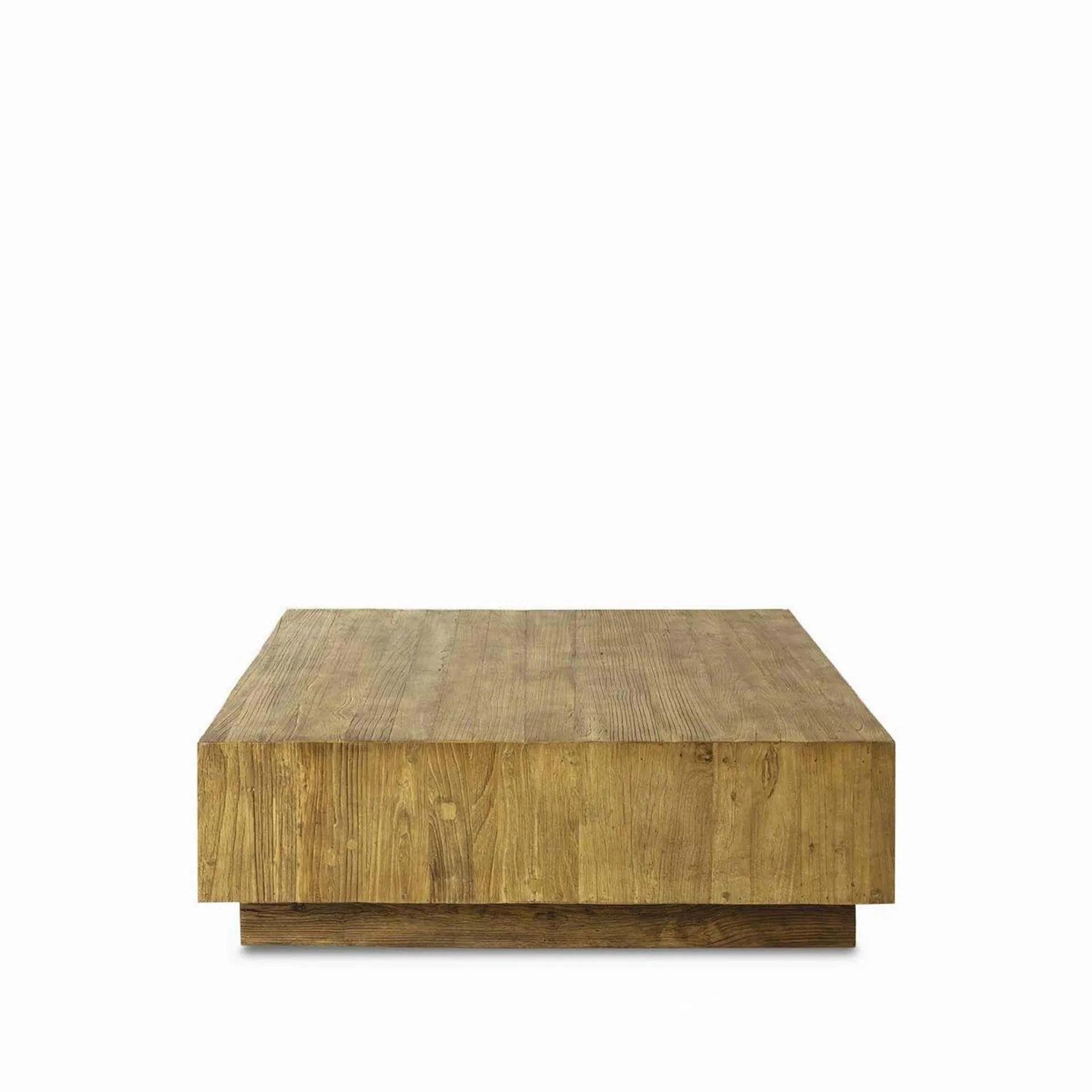 Mesa de centro en madera cuadrada