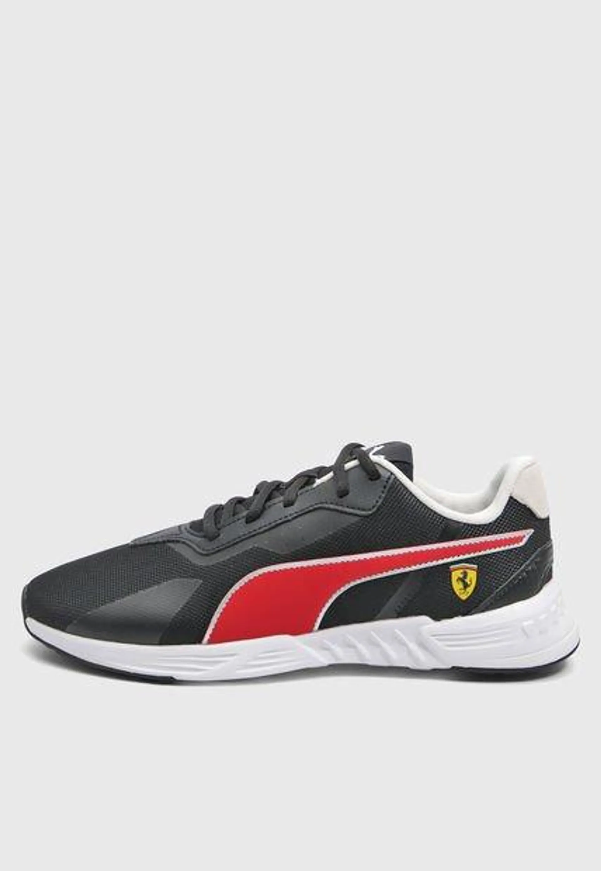 Tenis Lifestyle Negro-Blanco-Rojo PUMA Ferrari Tiburion