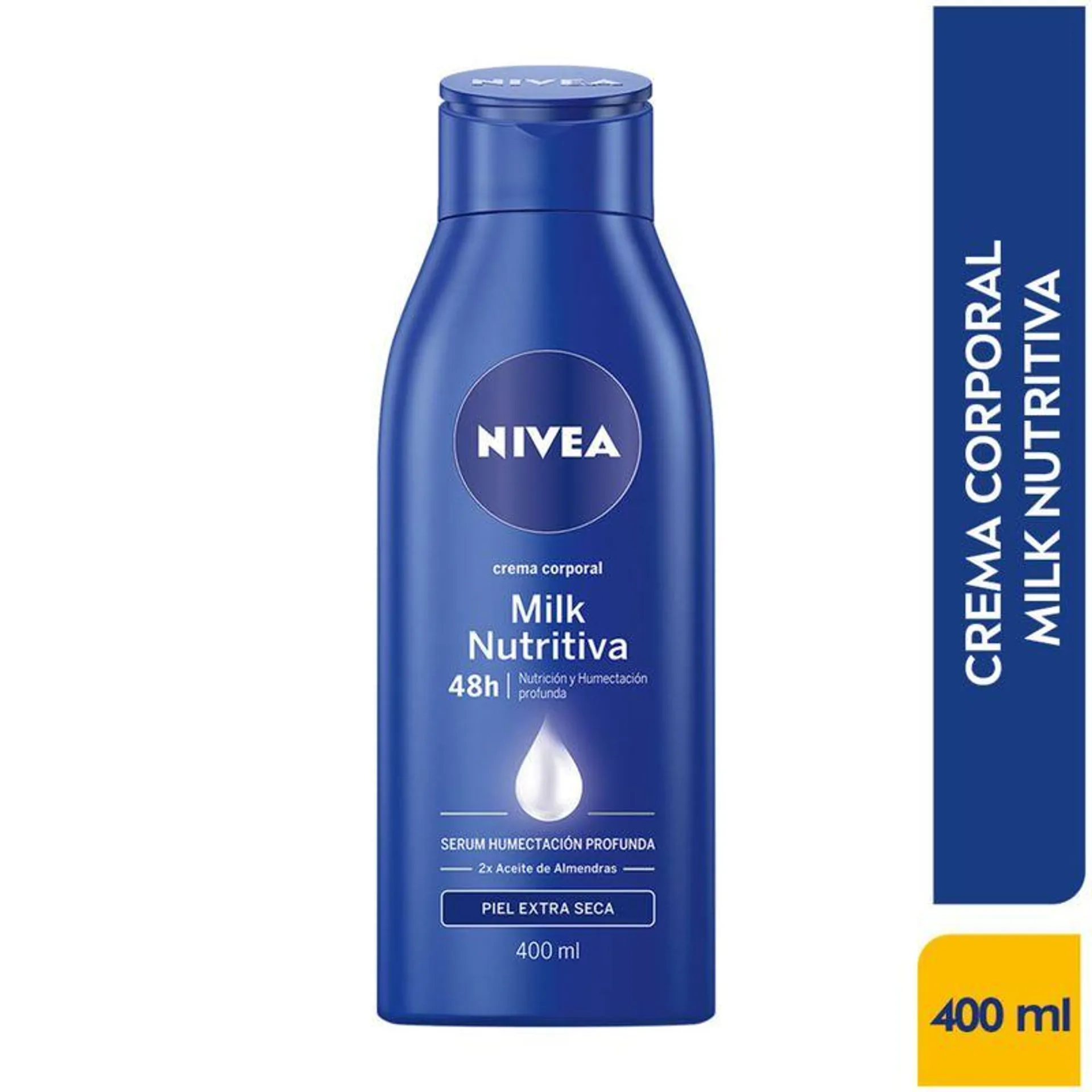 Crema Corporal Nivea Milk Nutritiva X 400 Ml