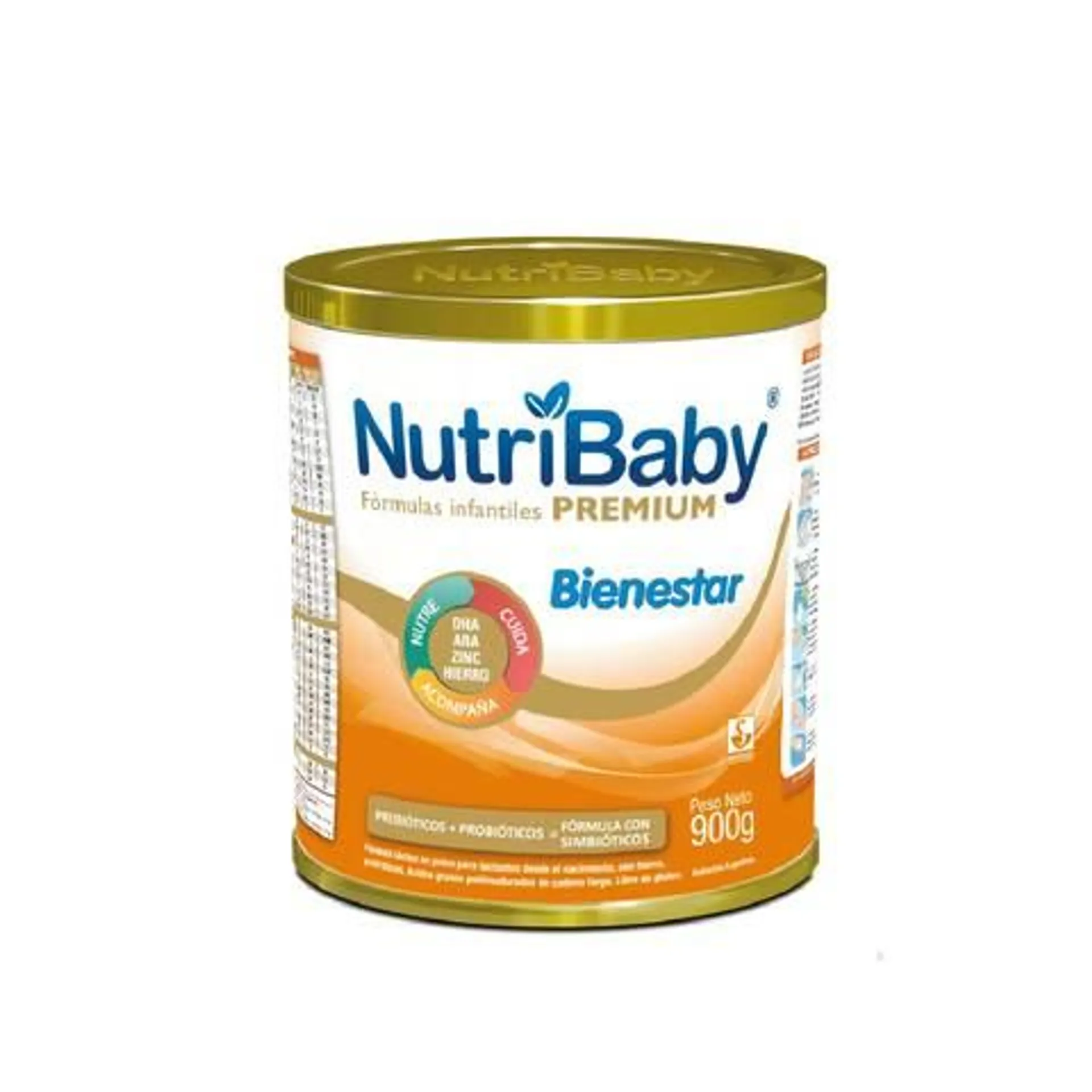 Formula Infantil Nutribaby Premium Bienestar Lata X 900 Gr