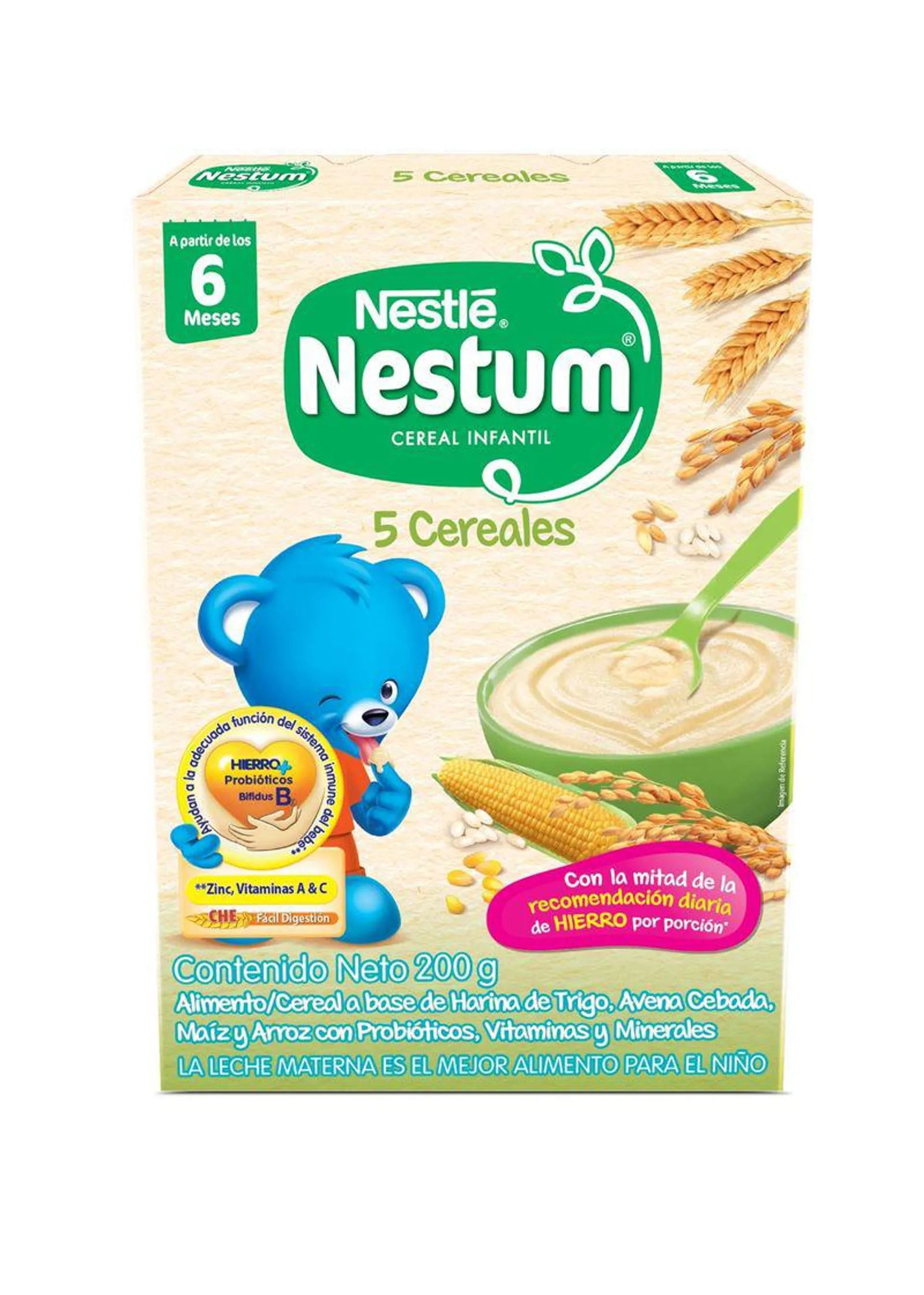 Nestum 5 Cereales Caja X 200 Gr