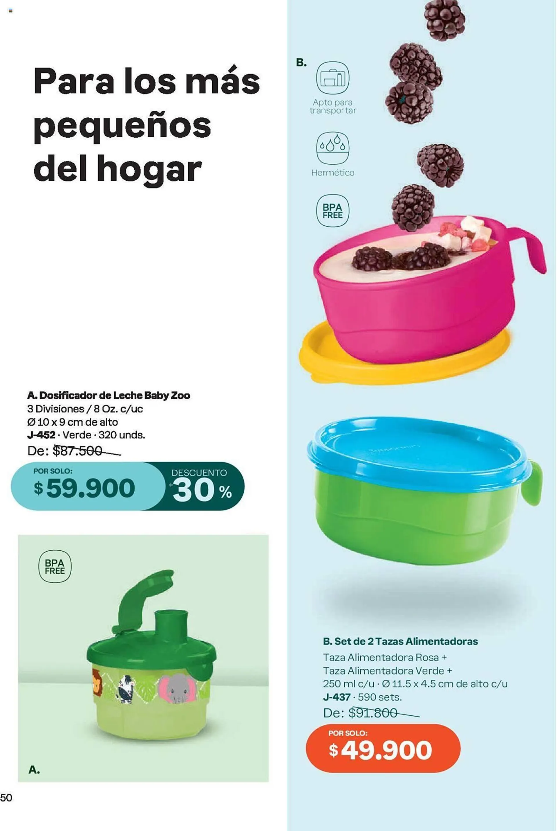 Catalogo de Catálogo Tupperware 14 de junio al 11 de julio 2024 - Pag 50