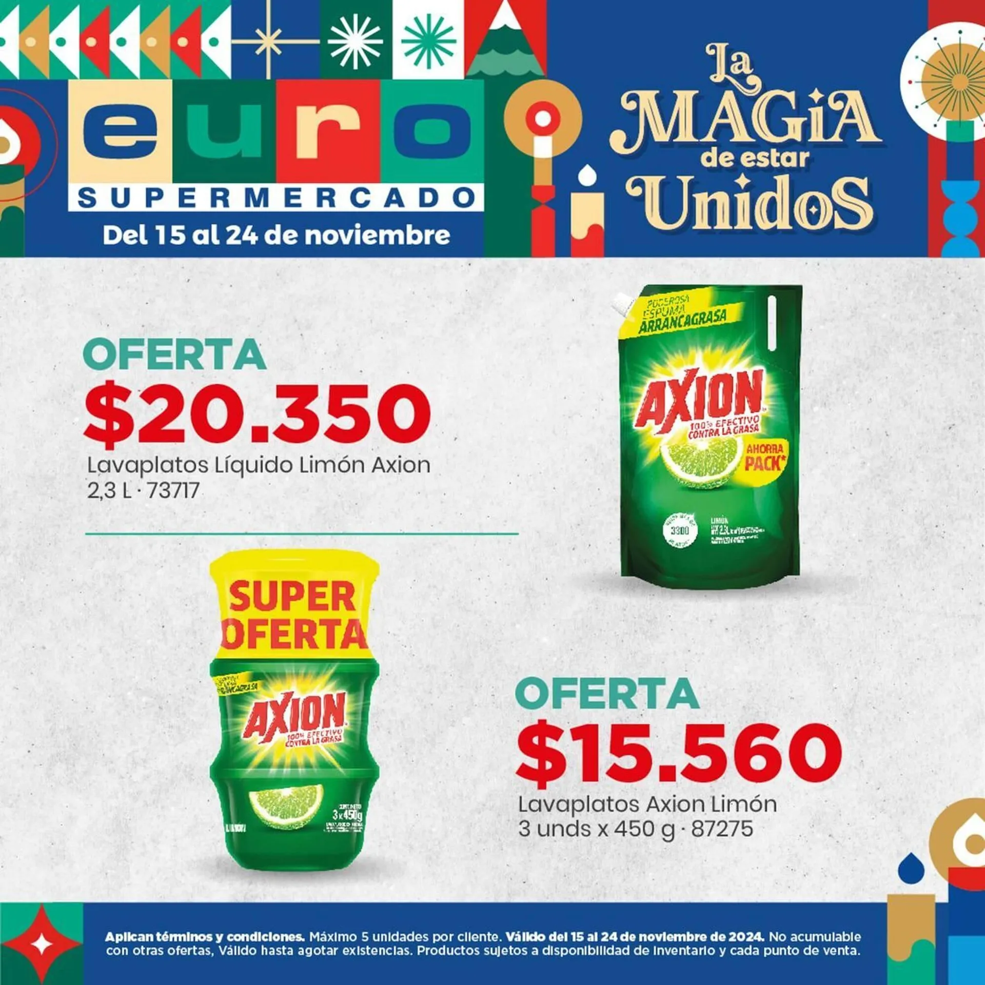 Catalogo de Catálogo Euro Supermercados 23 de noviembre al 7 de diciembre 2024 - Pag 2