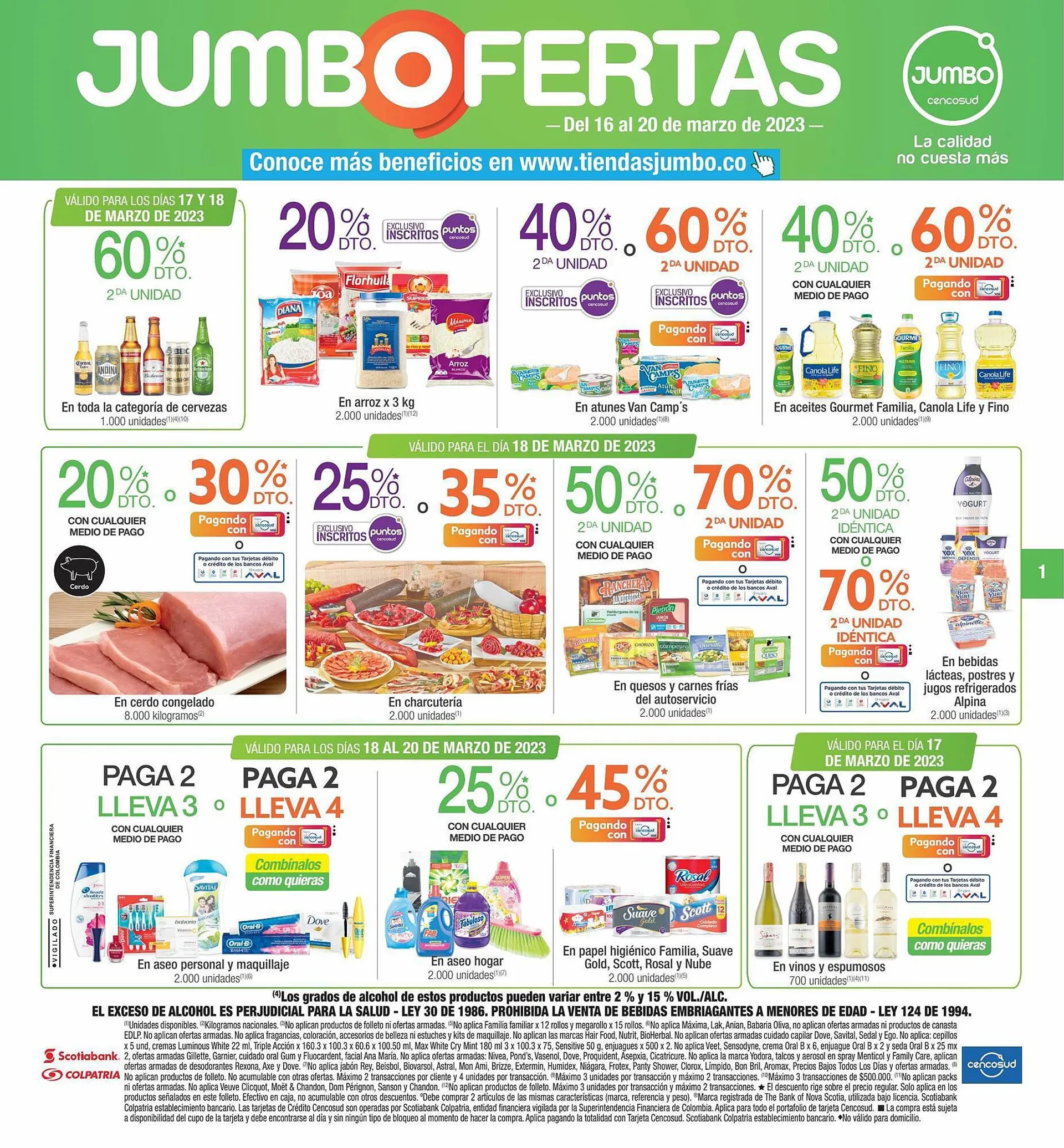 Ofertas best sale jumbo ropa