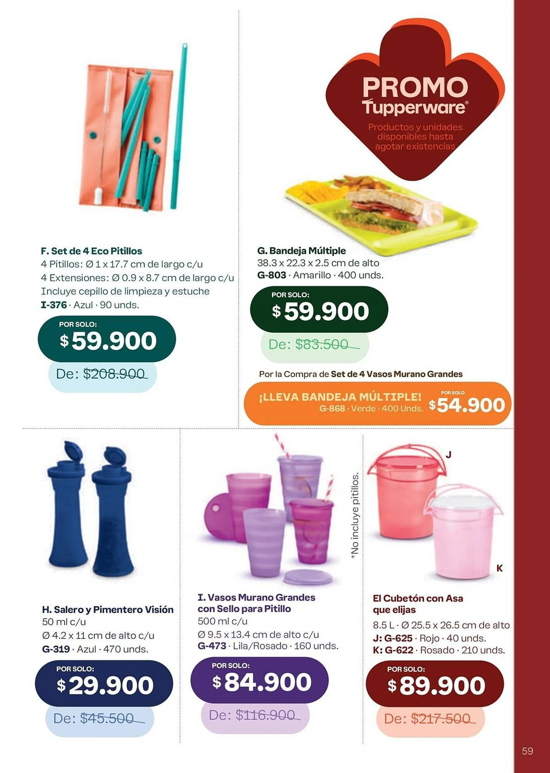 Catalogo de Catálogo Tupperware 6 de septiembre al 3 de octubre 2024 - Pag 59