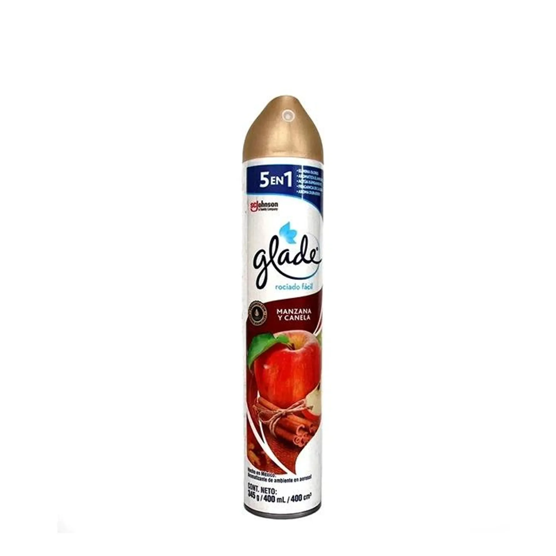 Ambientador glade aerosol manzana canela x 400ml