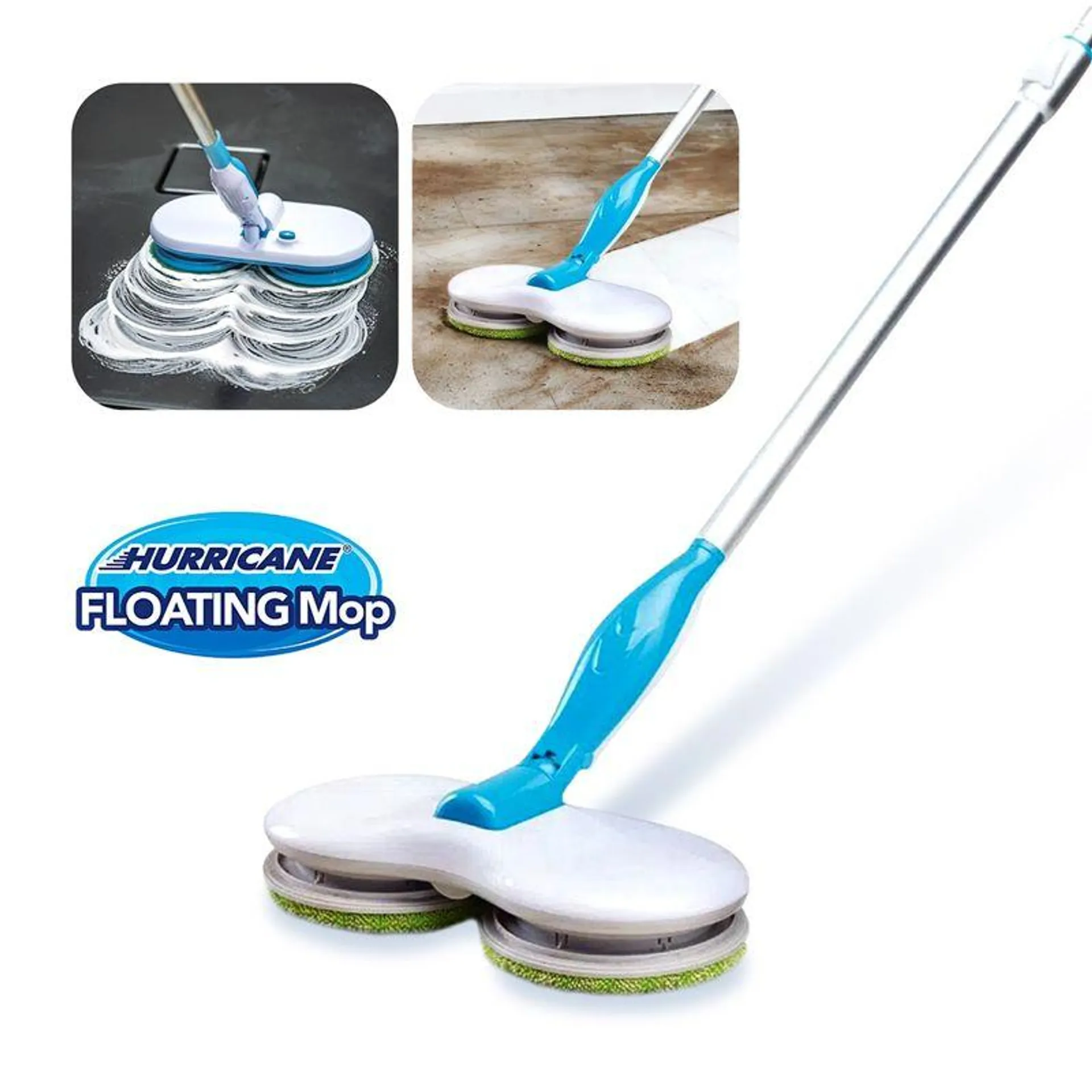 Trapeador vibratorio y giratorio Hurricane Floating Mop