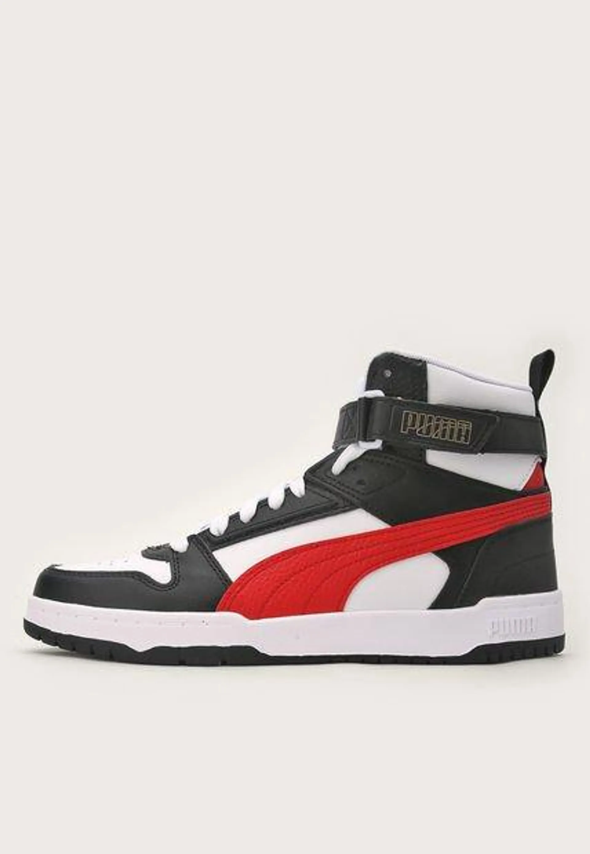 Tenis Lifestyle Blanco-Negro-Rojo Puma RBD Game