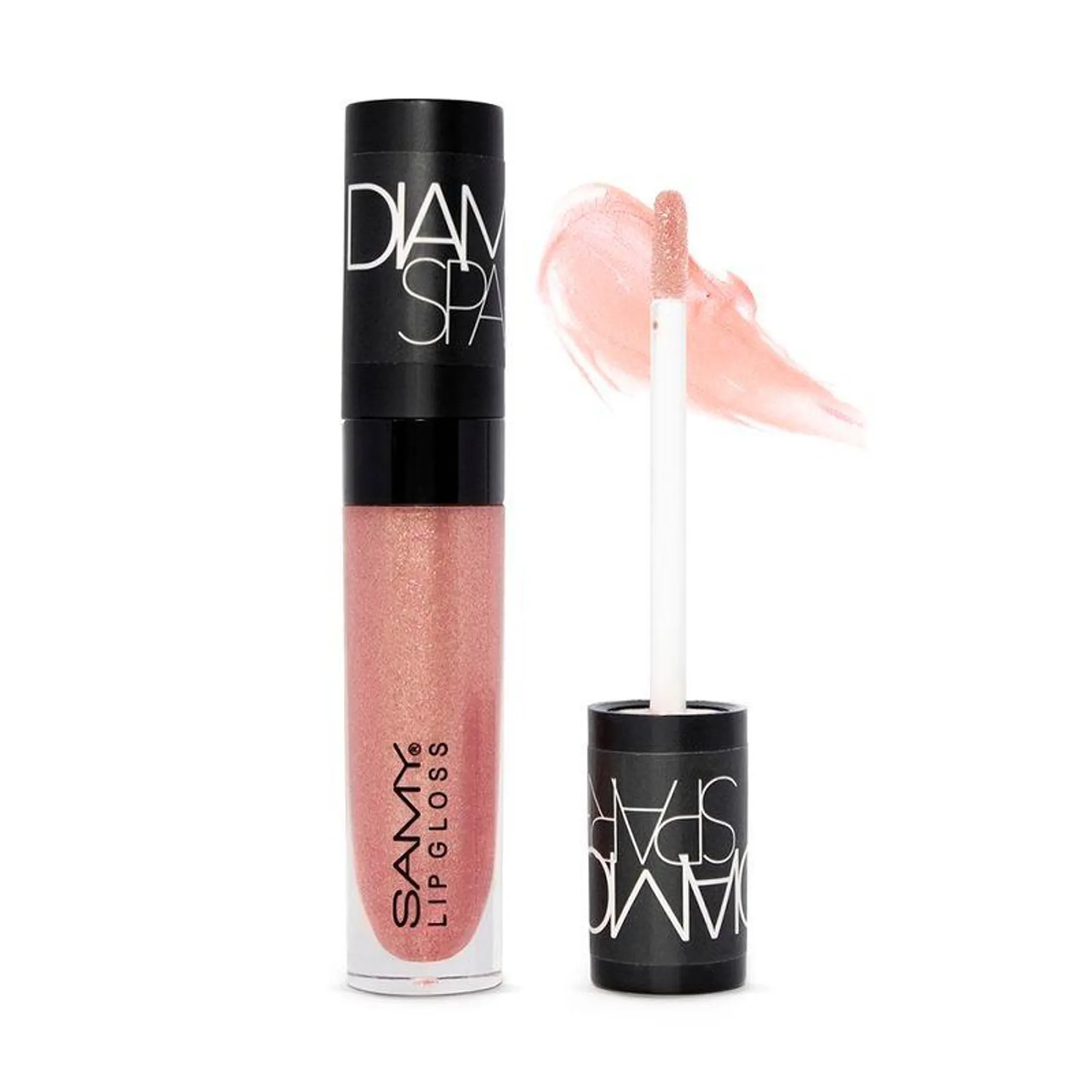 Brillante Labial Samy Diamond Sparks Rosa Bronce 2 X 5g