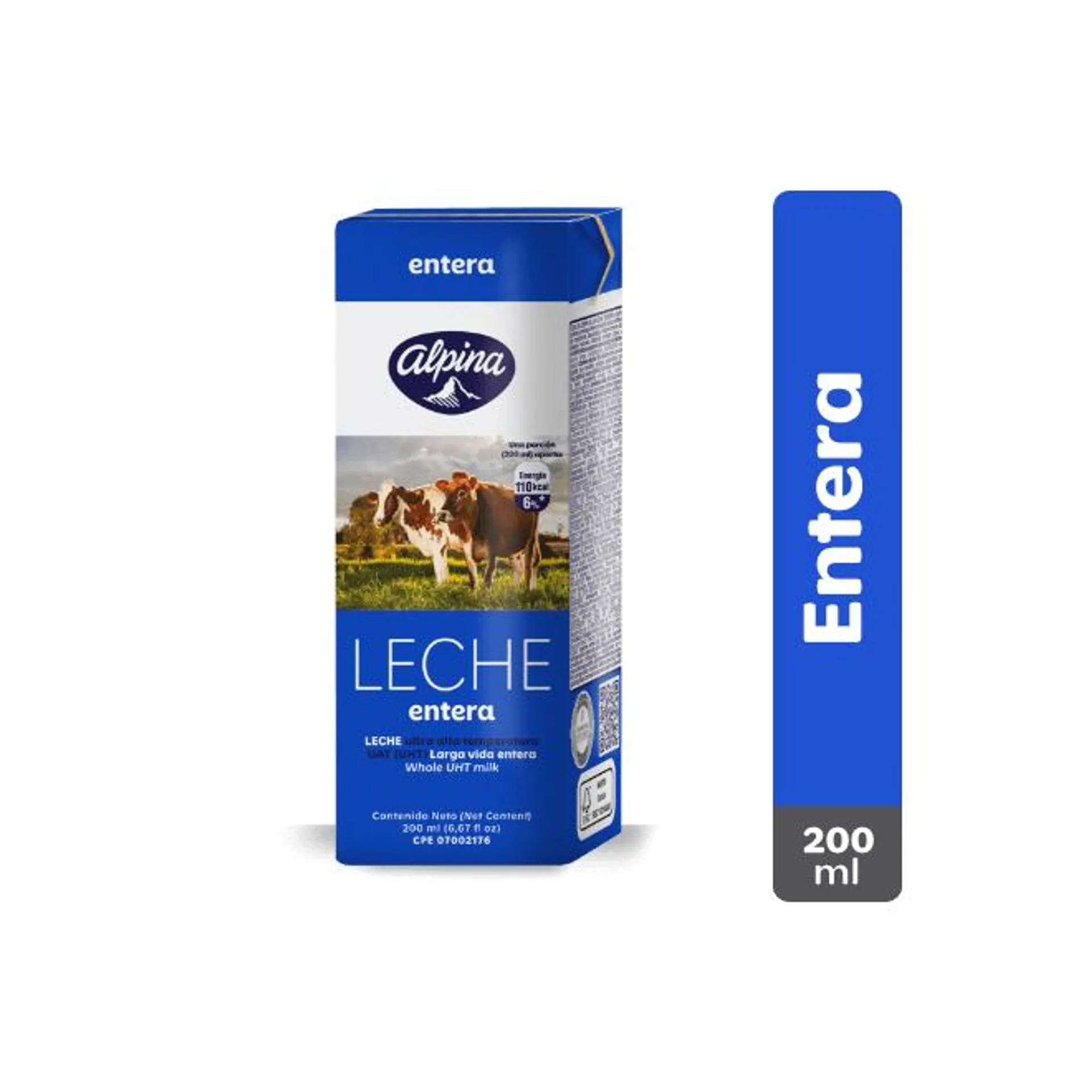 Leche Entera Alpina Caja 200 ml