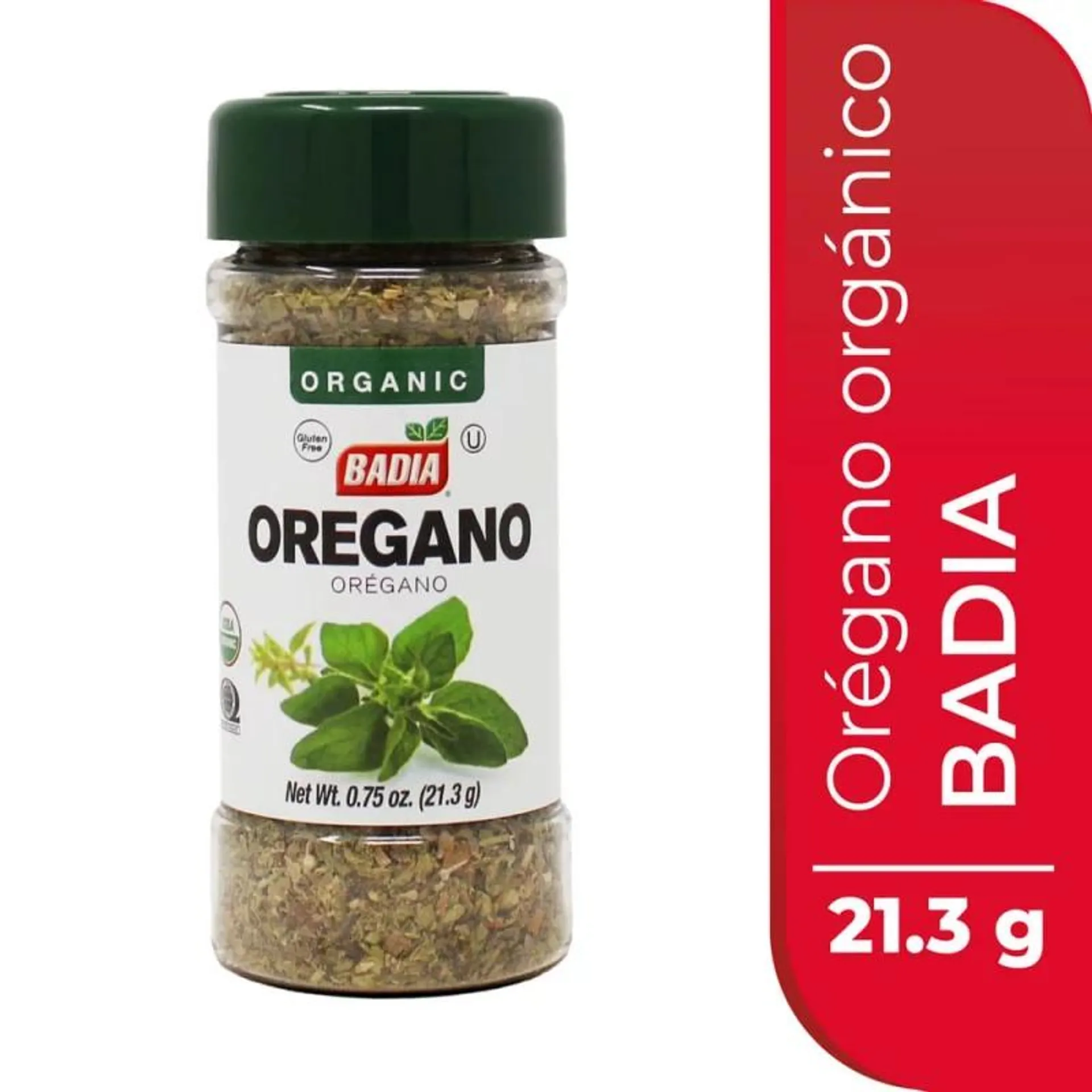 Oregano Entero Organico Badia x 21.2 g