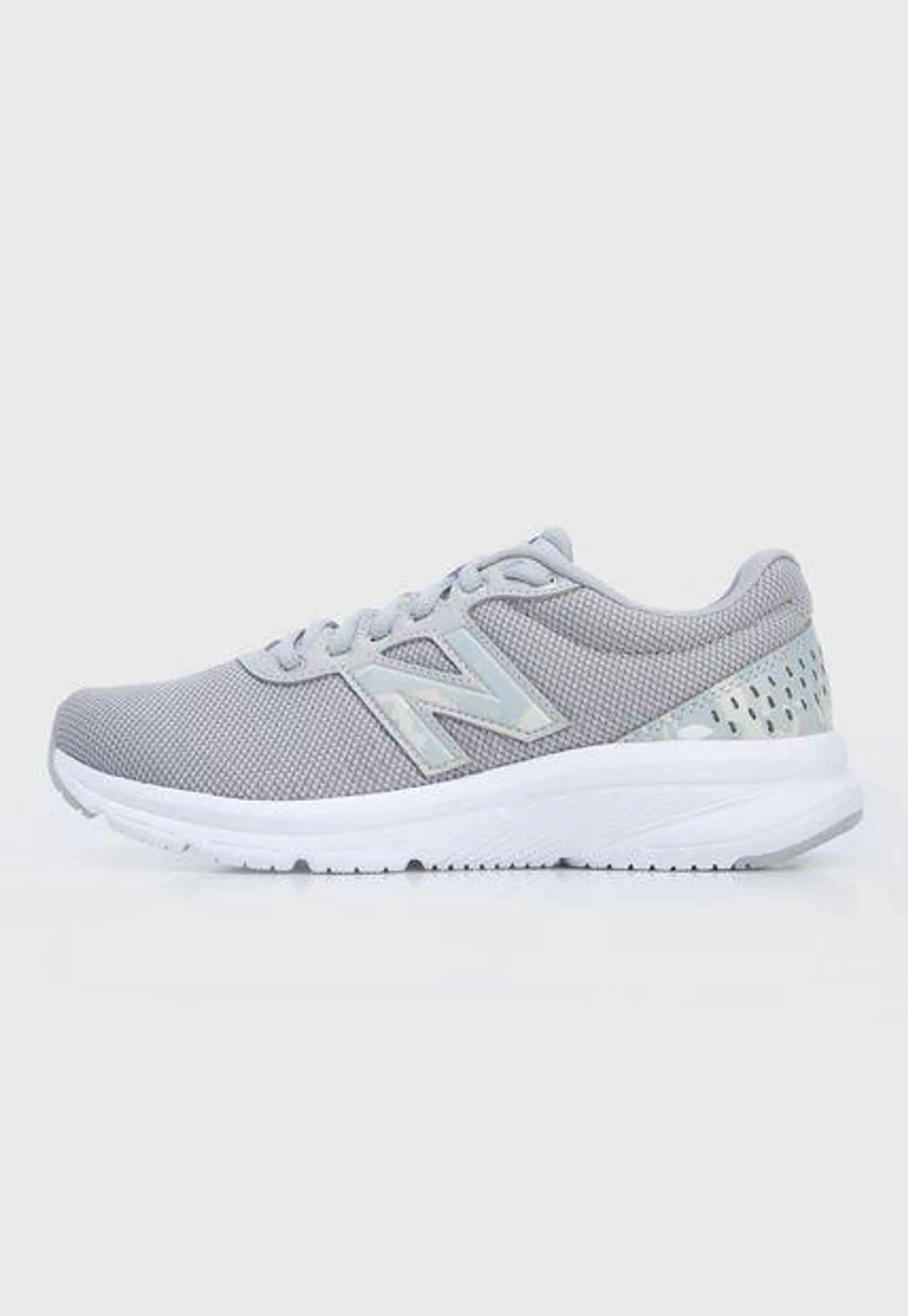 Tenis Running Gris-Blanco New Balance 411 V2