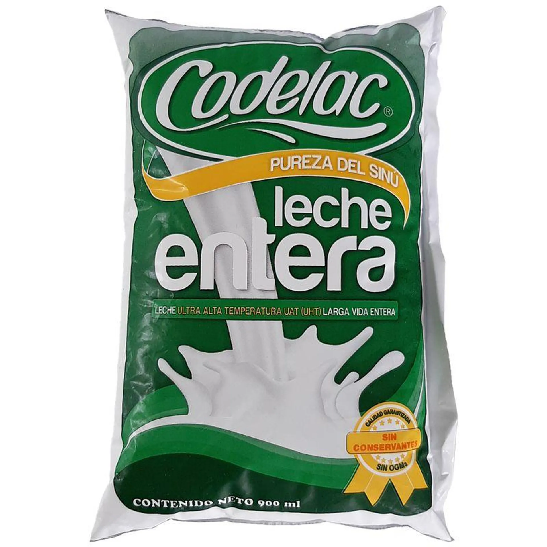 LECHE ENTERA UHT CODELAC x 900ML