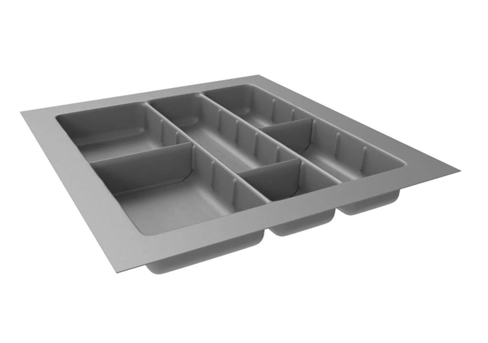 Cubertero plastico gris serie a2 440x480x50