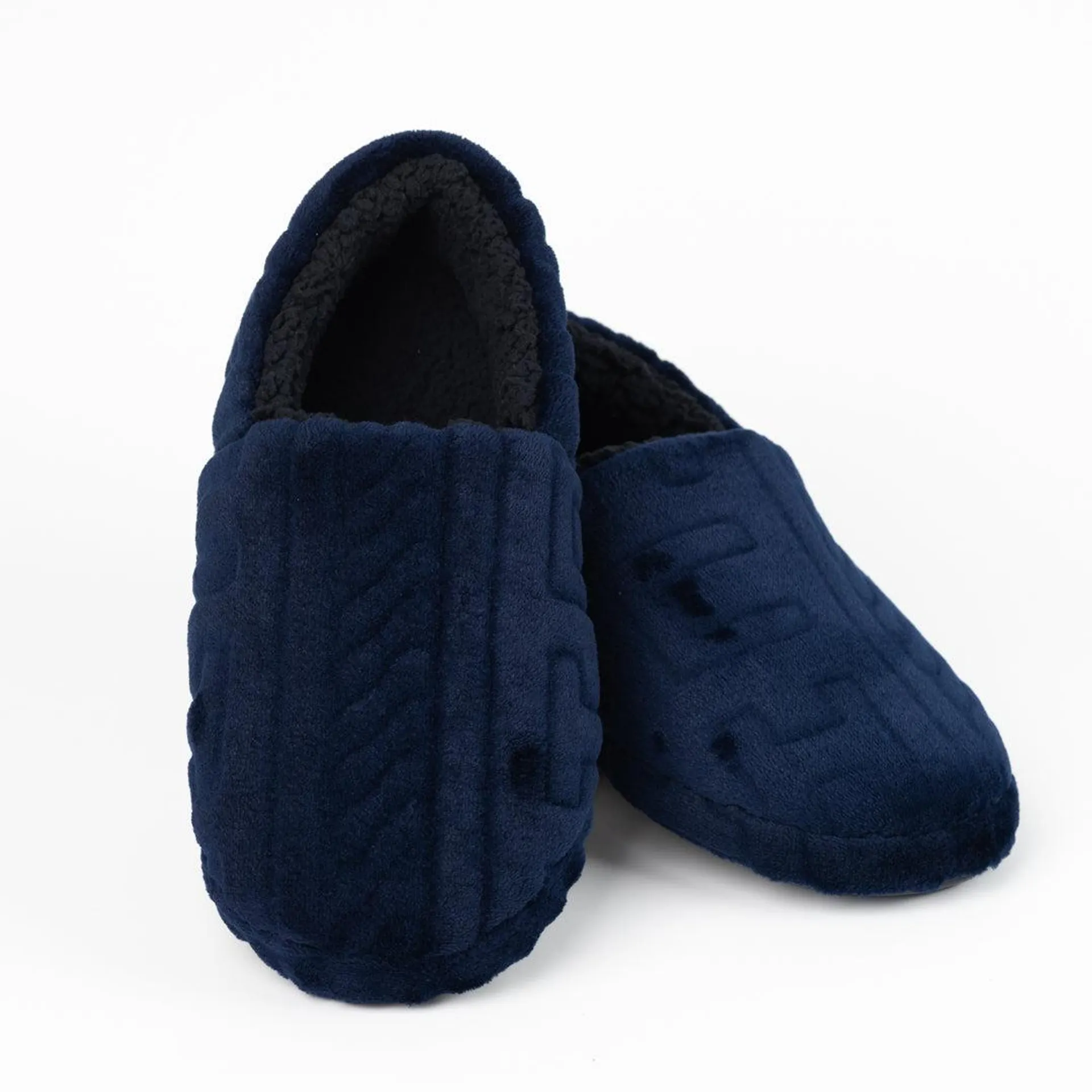 PANTUFLA MOCCA HOMBRE CH AZUL