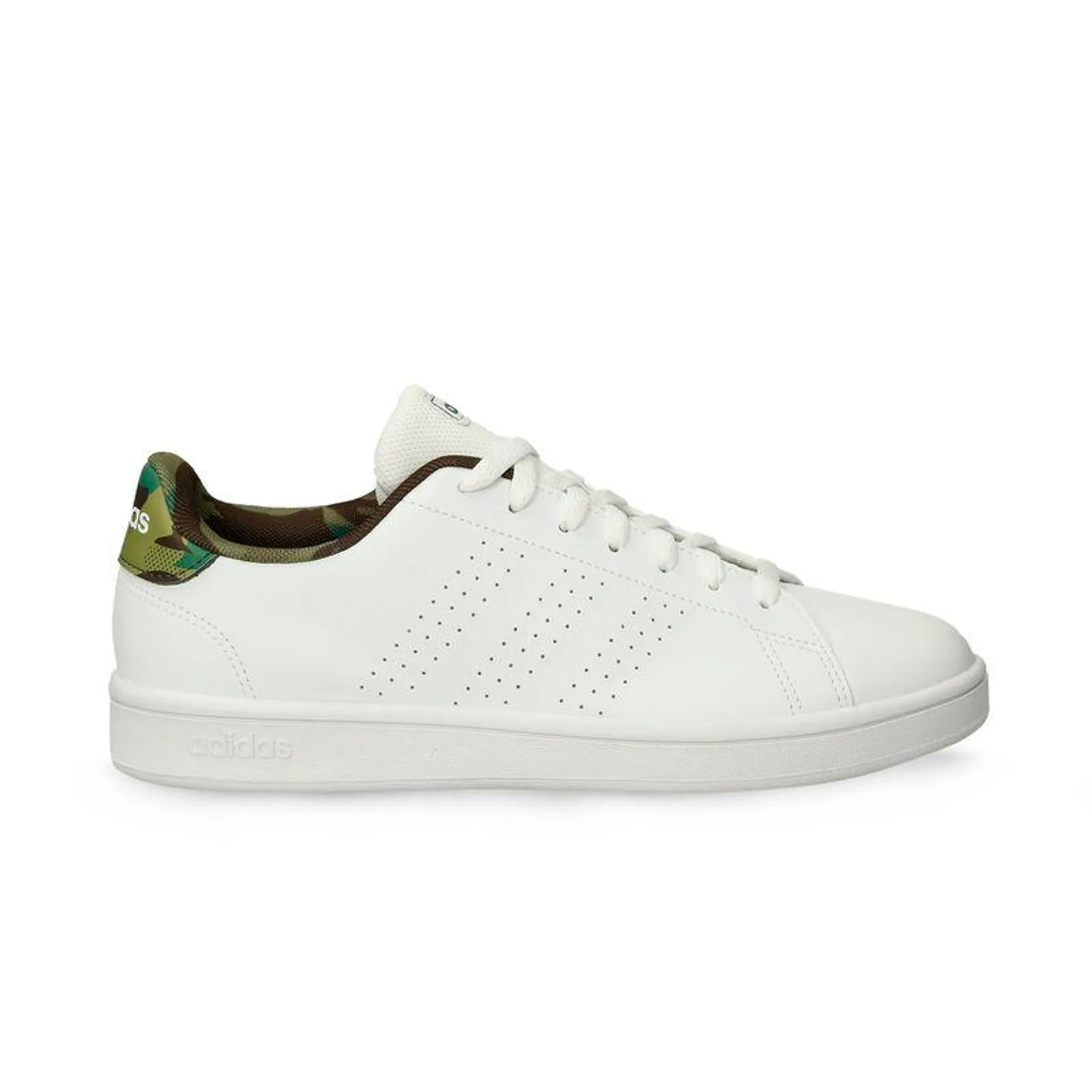 Tenis Casuales Blanco-Negro Adidas Advantage Base Hombre