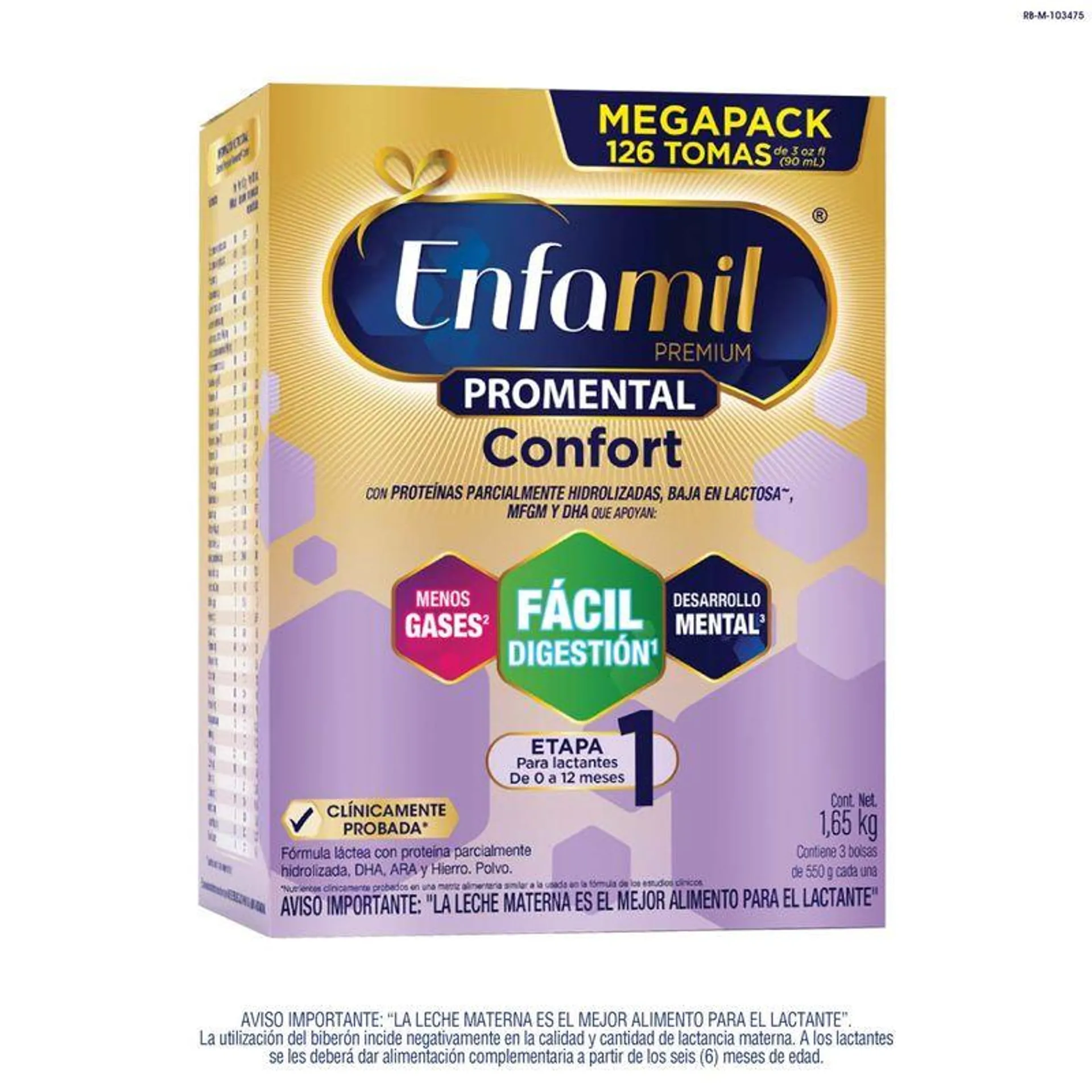 Formula Infantil Enfamil Premium Promental Confort Lata X 1650gr