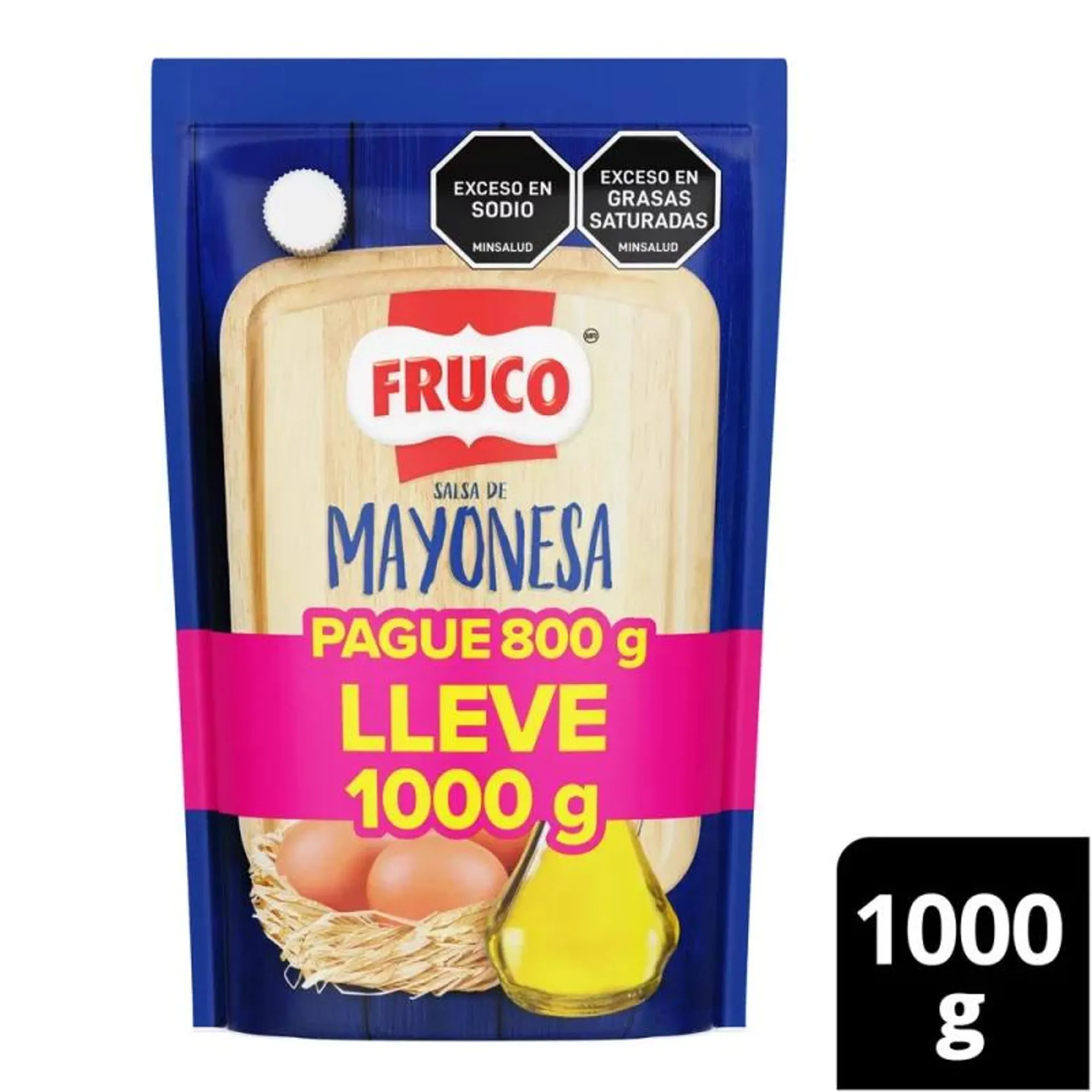 Salsa Mayonesa Fruco Pague 800 Lleve 1000 g