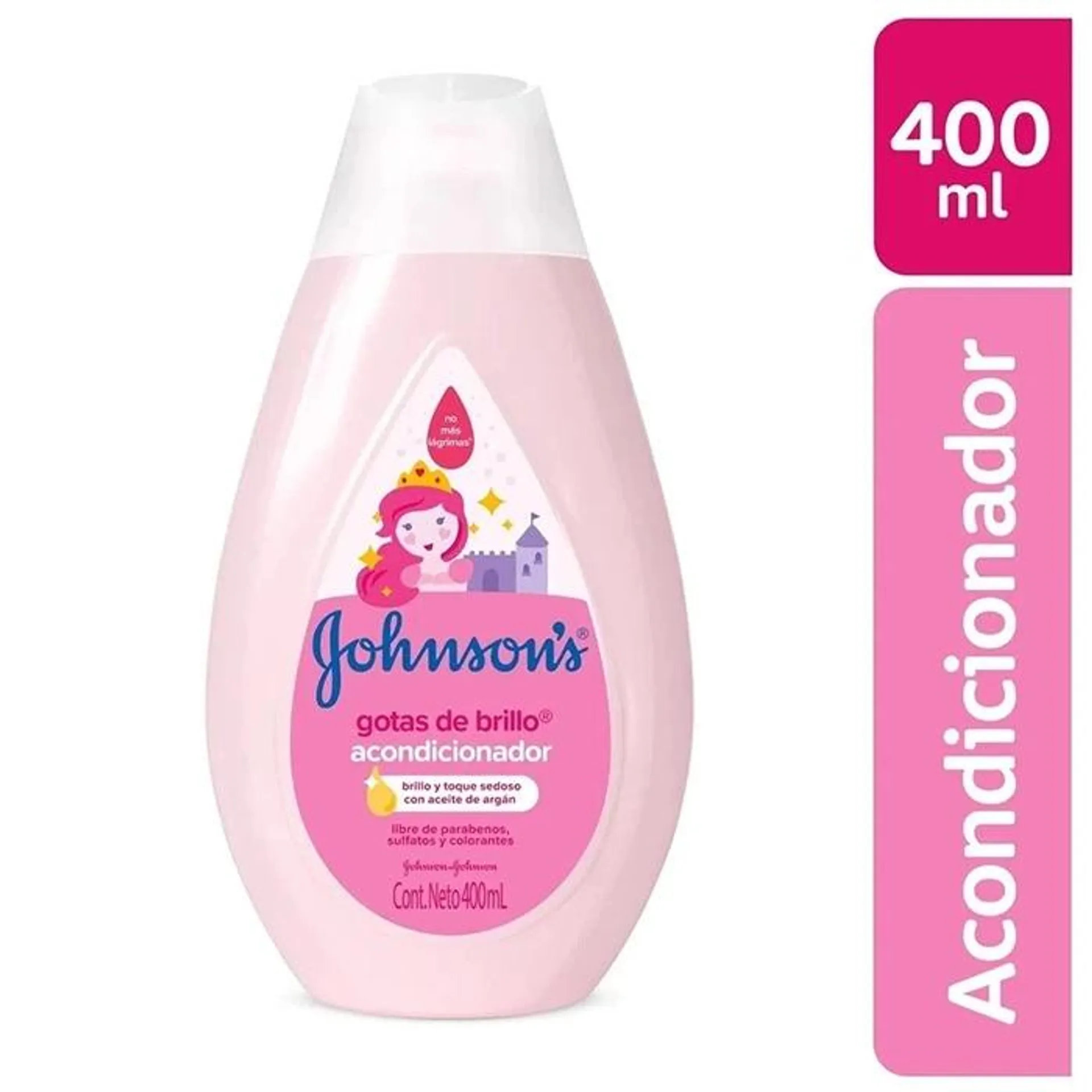 Acondicionador Johnson s Gotas De Brillo Frasco Con 400 mL