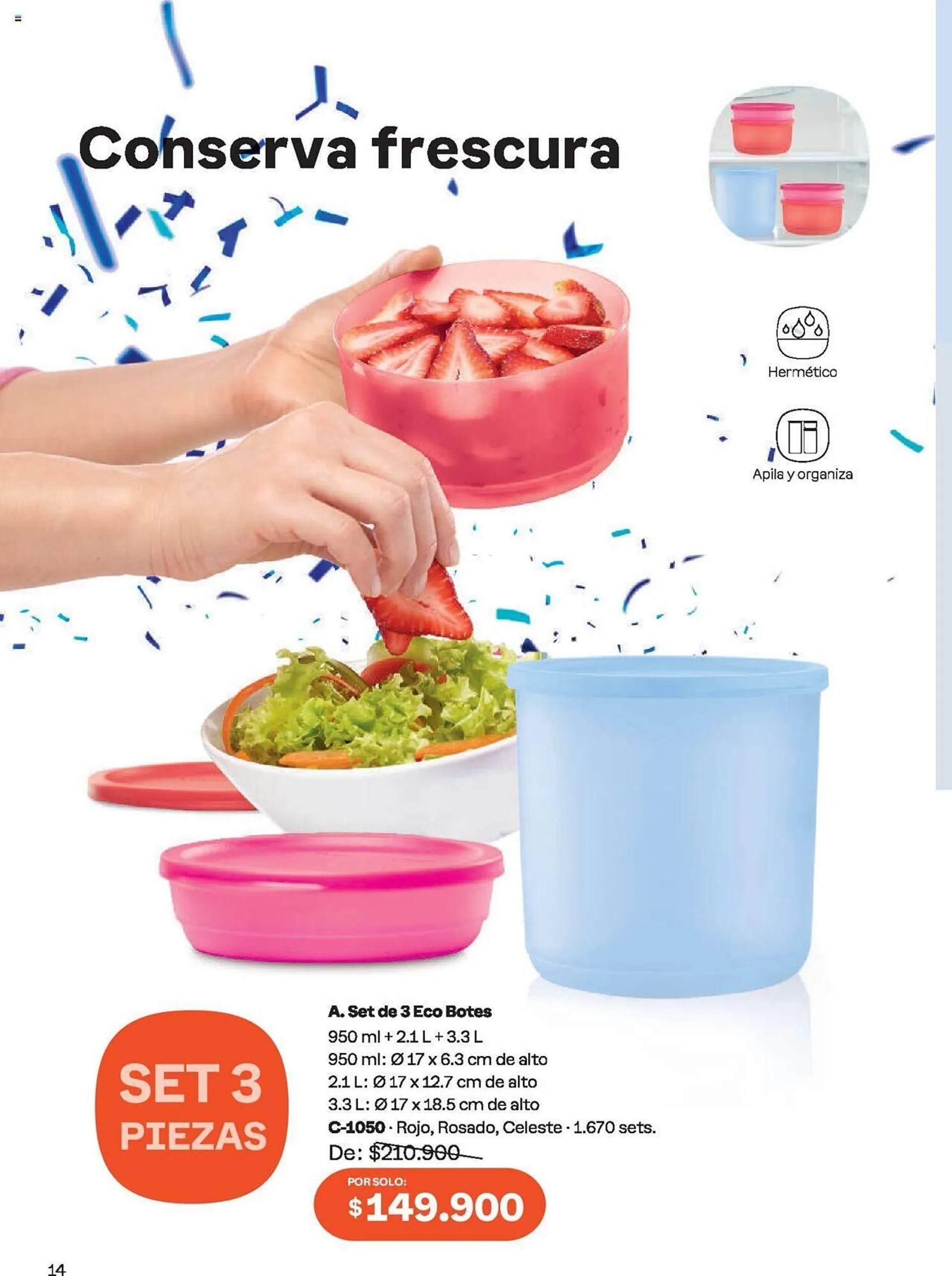 Catalogo de Catálogo Tupperware 14 de junio al 11 de julio 2024 - Pag 14