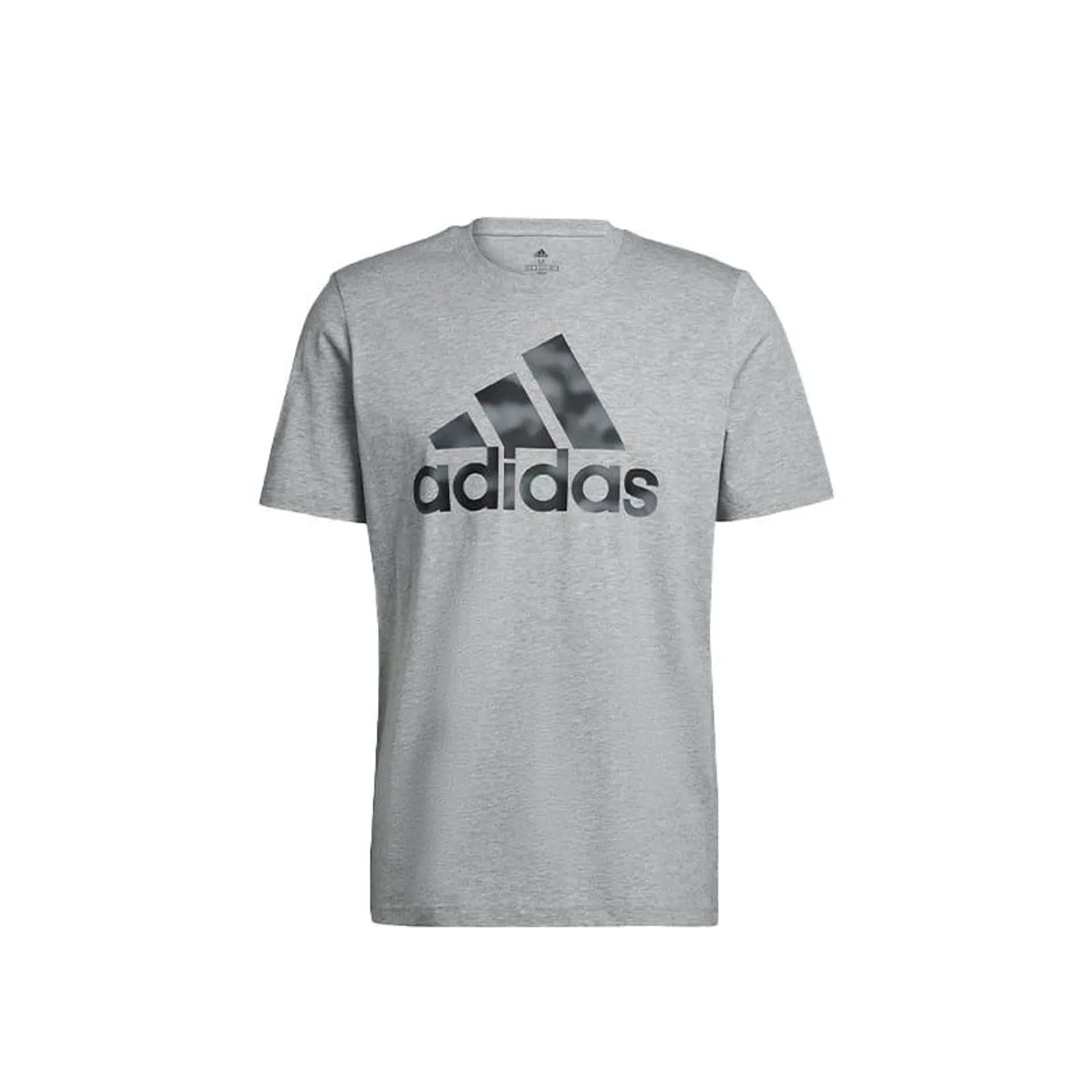 Camiseta Adidas Casual Hombre Essentials Camo Gris