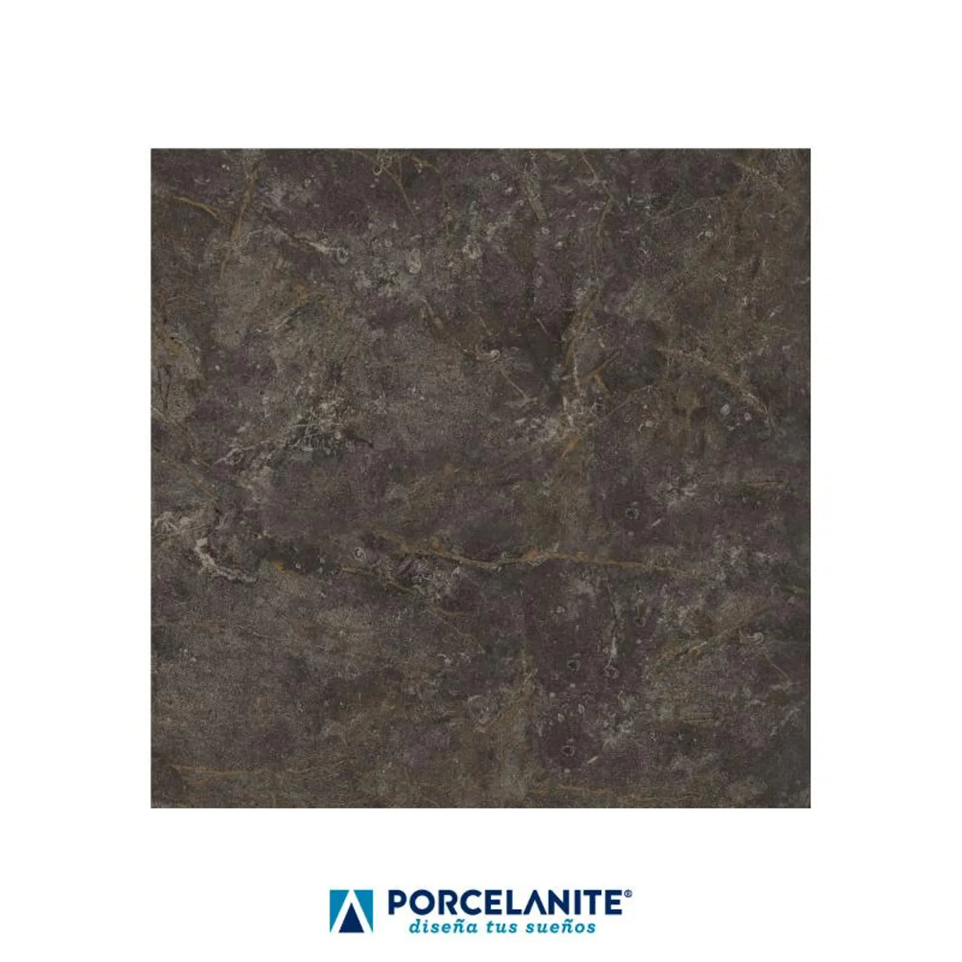 Piso Ceramico Nashville Dark Grey Fd Po 60X60 Para Interiores