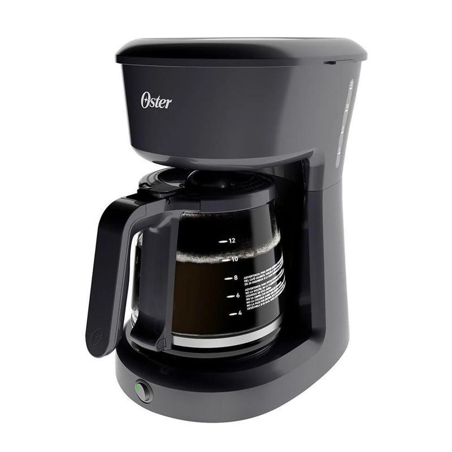 Cafetera 12 tz. Negra Con Filt OSTER 2118216