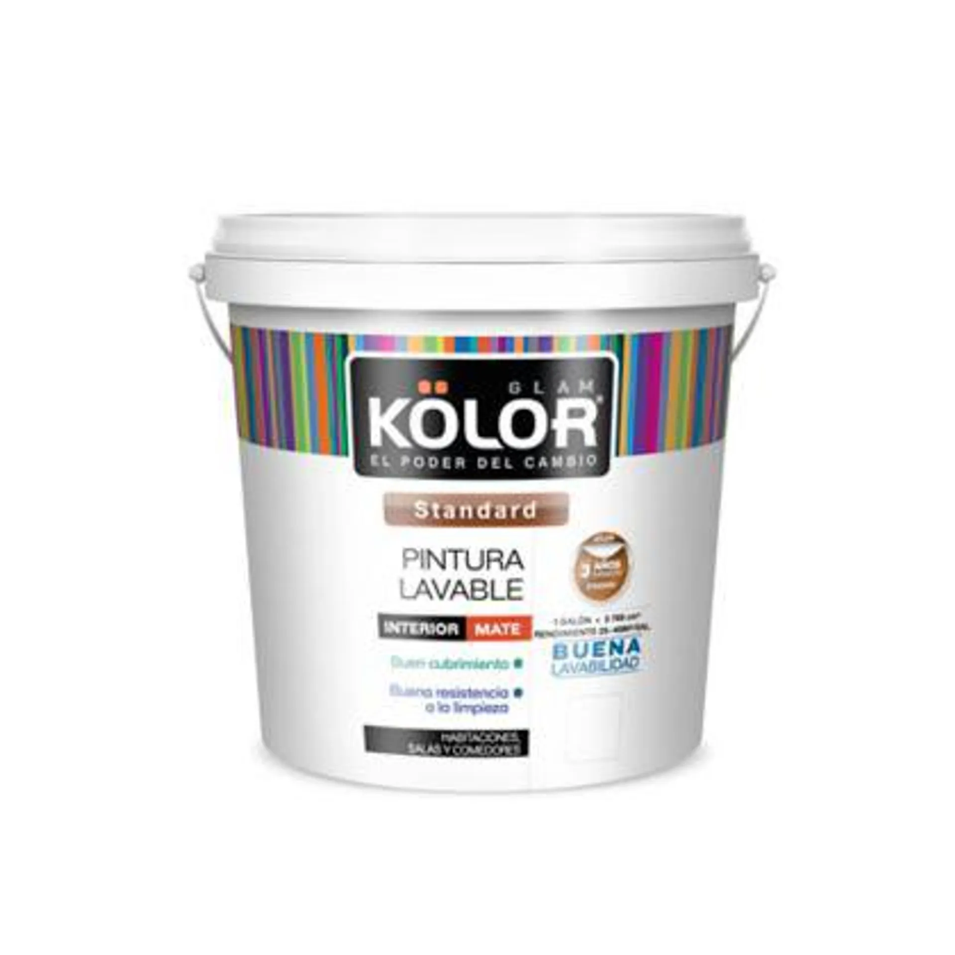 Pintura para Interior Lavable 1 Galón Blanco