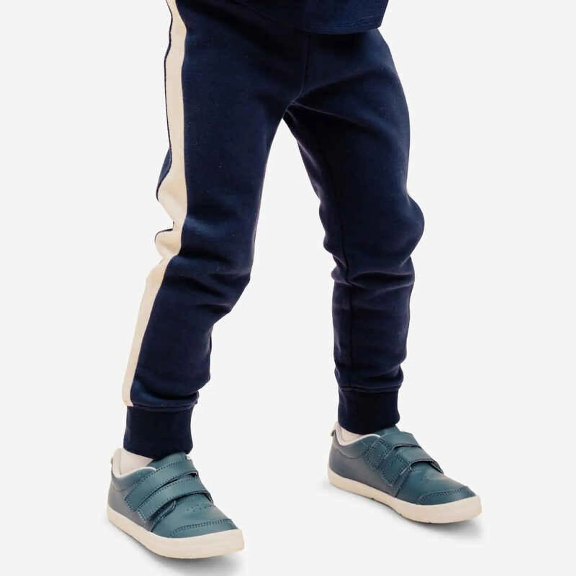 Pantalón Slim Cálido Gimnasia Infantil Azul Oscuro