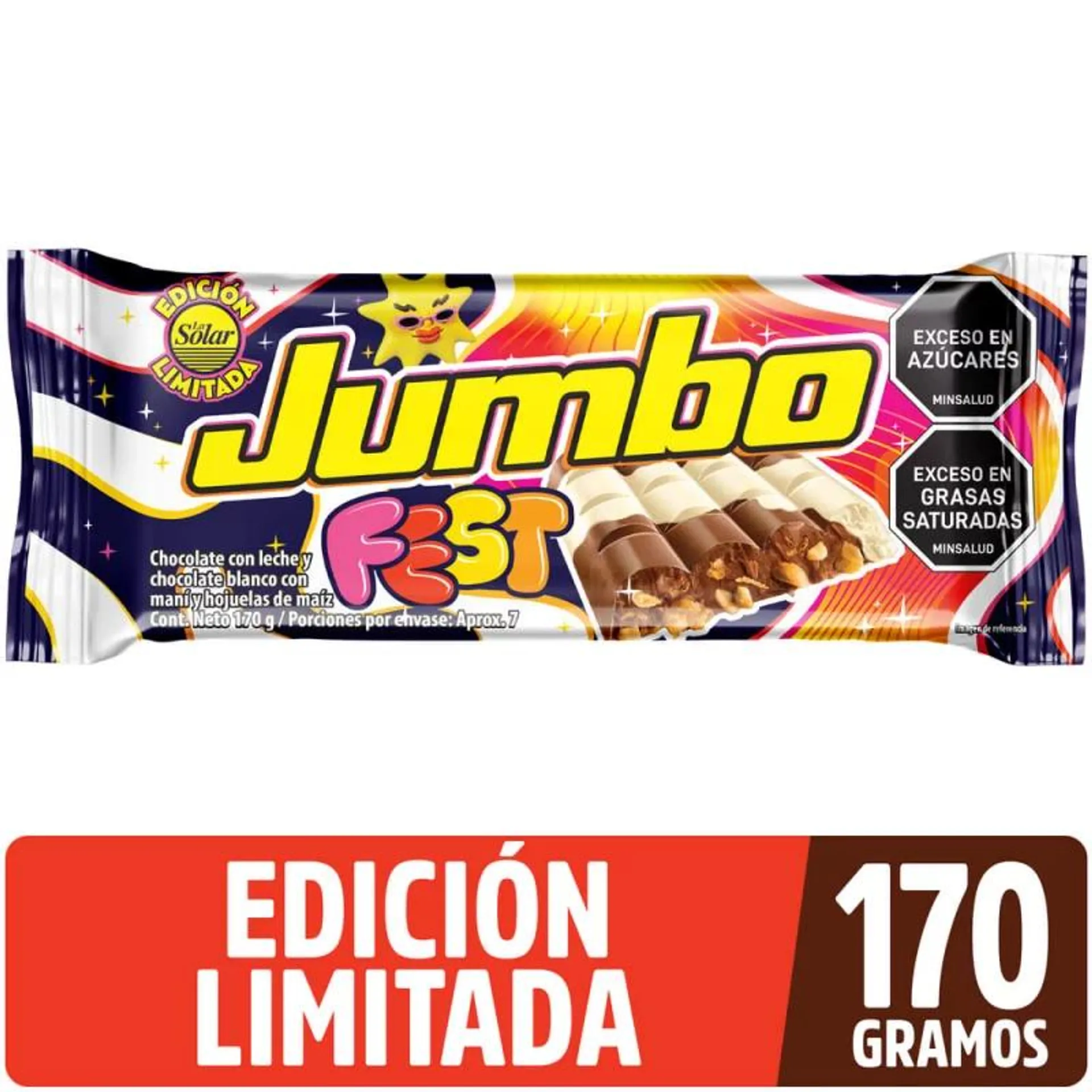 Chocolatina Jet Jumbo Fest x 170 g