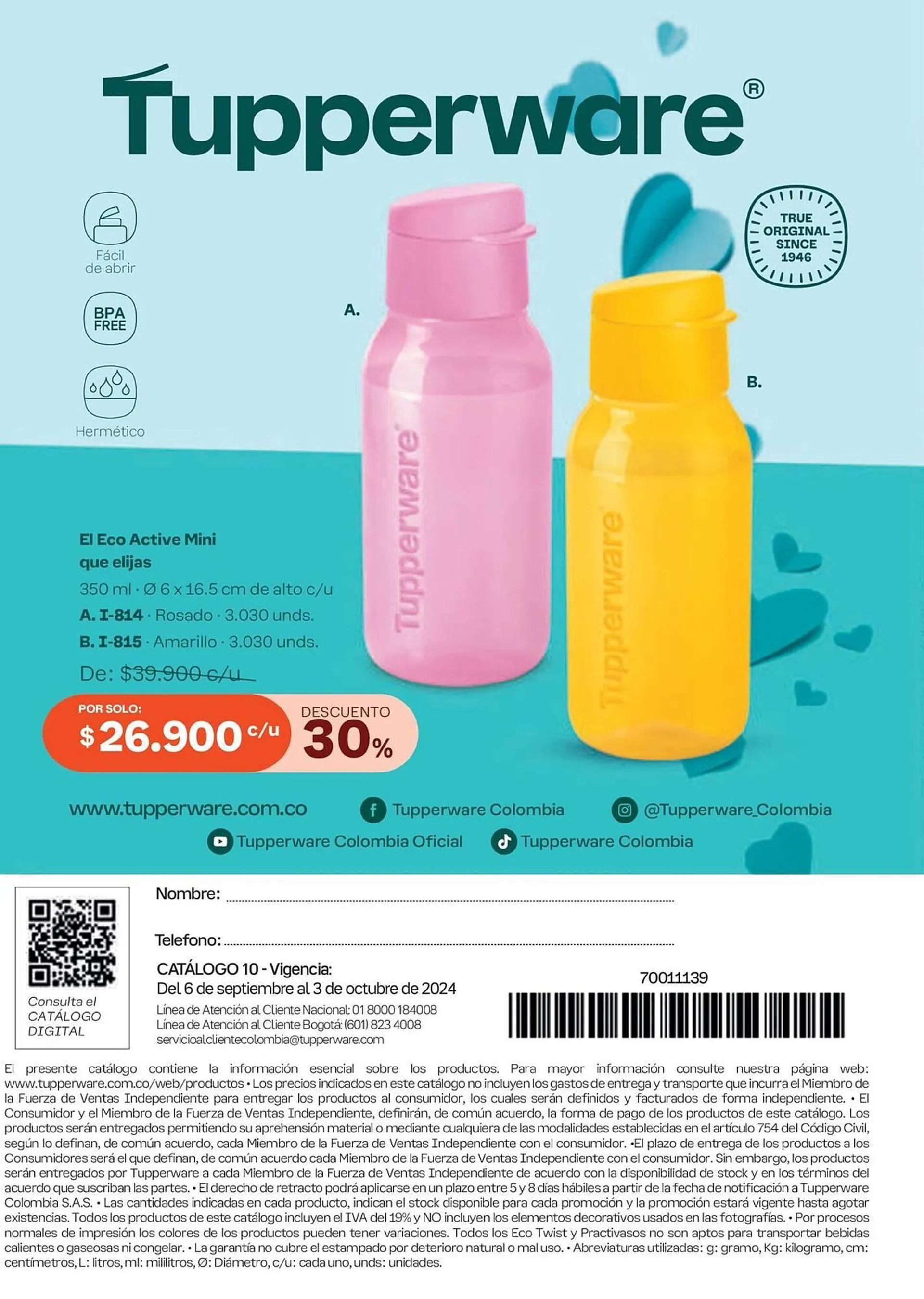 Catalogo de Catálogo Tupperware 6 de septiembre al 3 de octubre 2024 - Pag 60