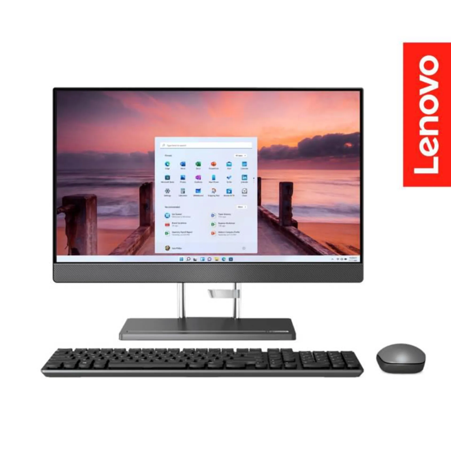 AIO Lenovo Intel Core i5 16GB 512GB IdeaCentre 5 23.8” Gris