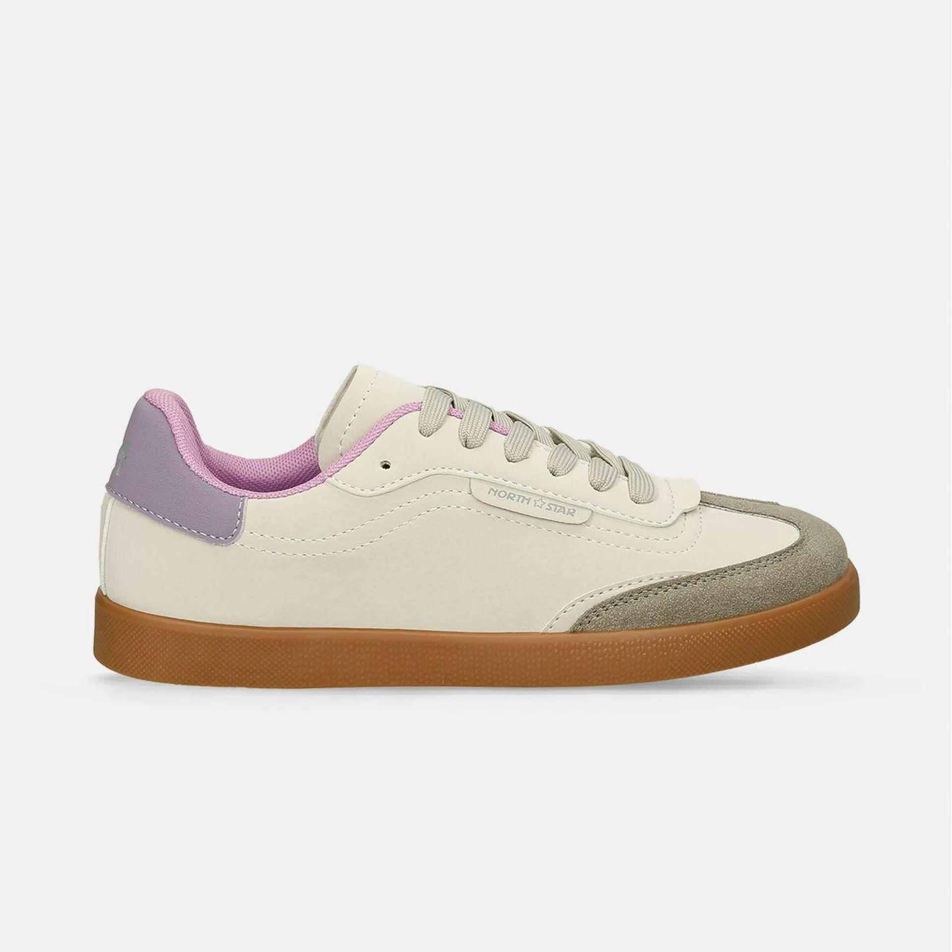 Tenis Casuales Gris-Lila North Star Jazmine Ns 2 Mujer