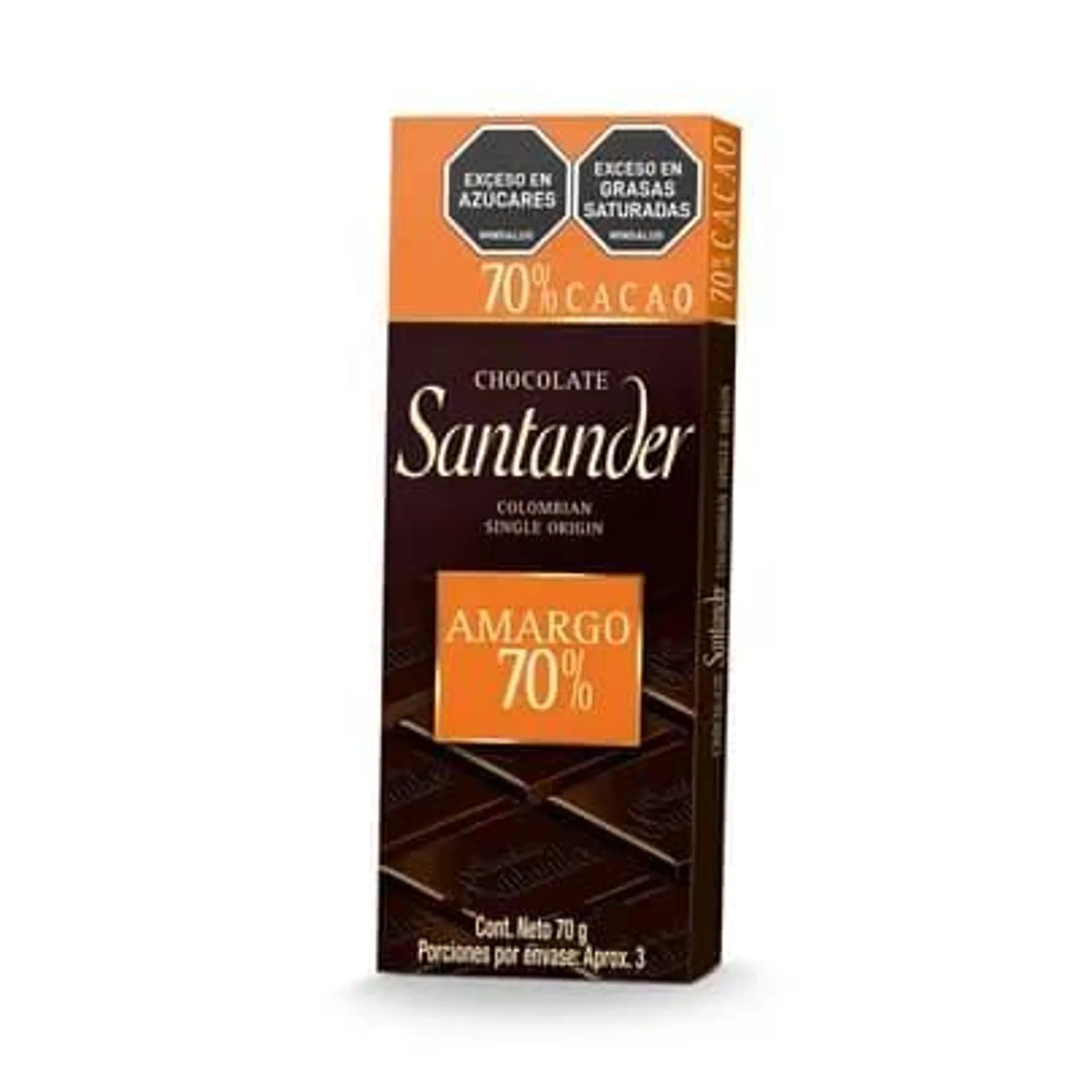 Chocolate Santander 70% x 70g