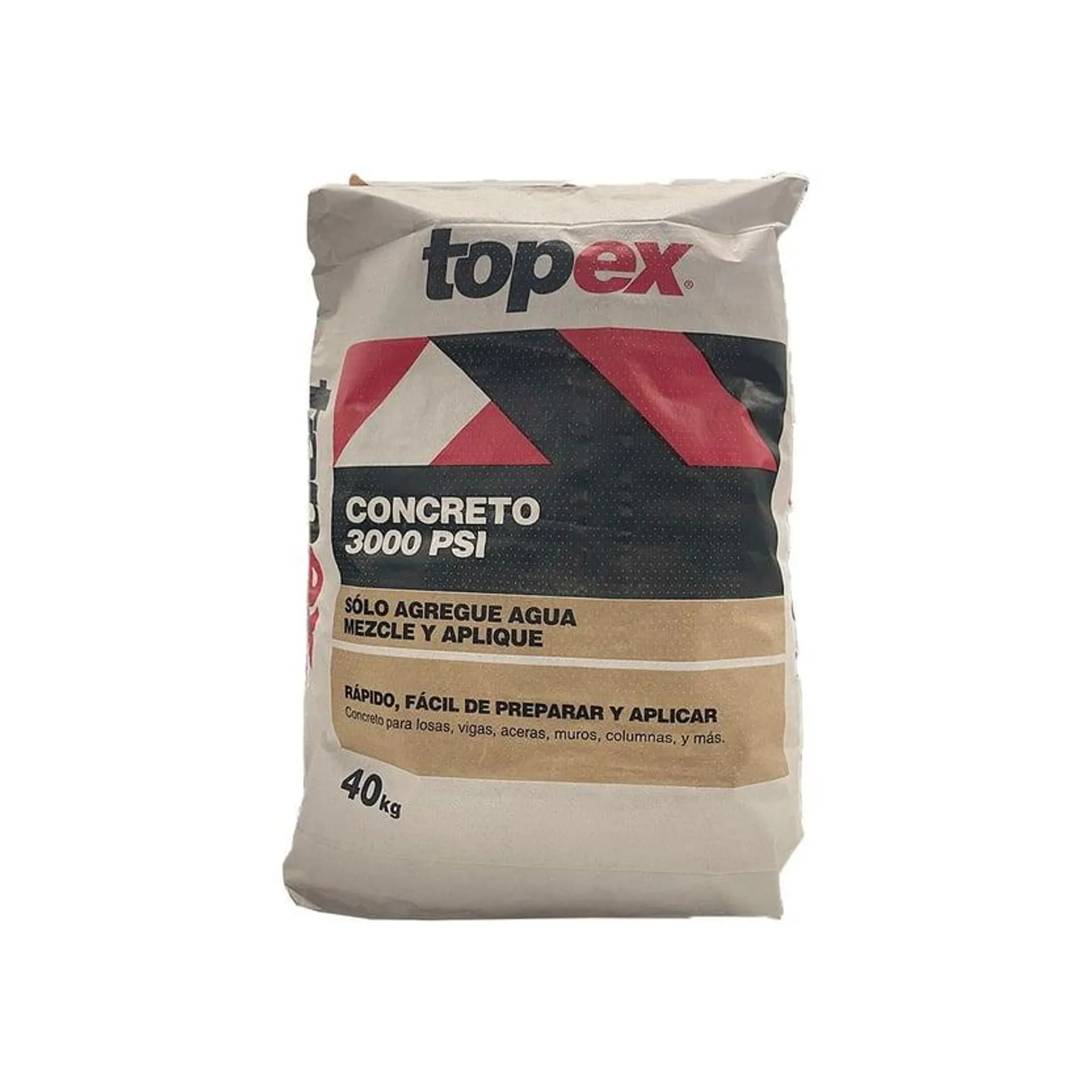 Concreto Seco Topex 3000psi 40kg