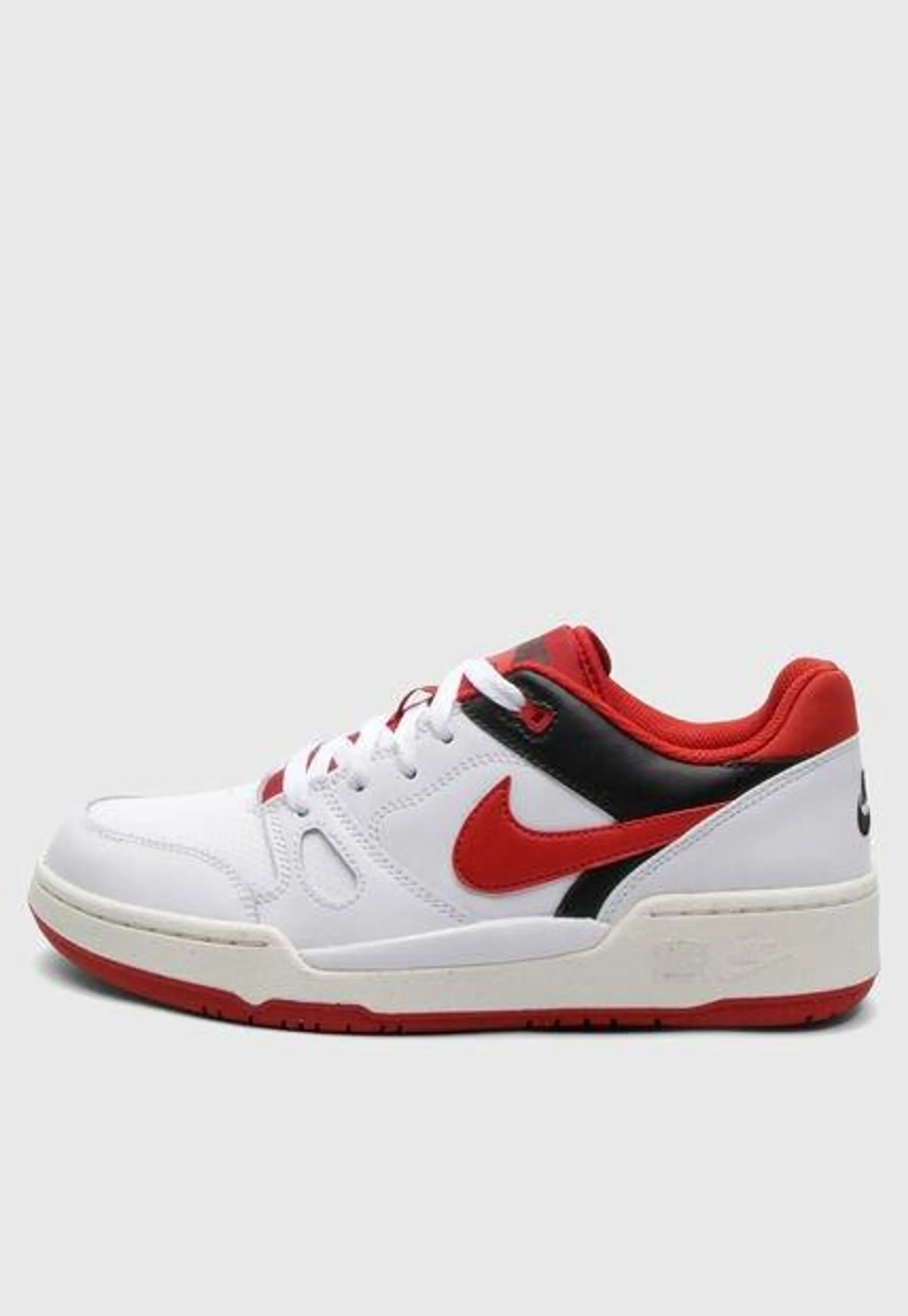 Tenis Lifestyle Blanco-Rojo-Negro Nike Full Force Low