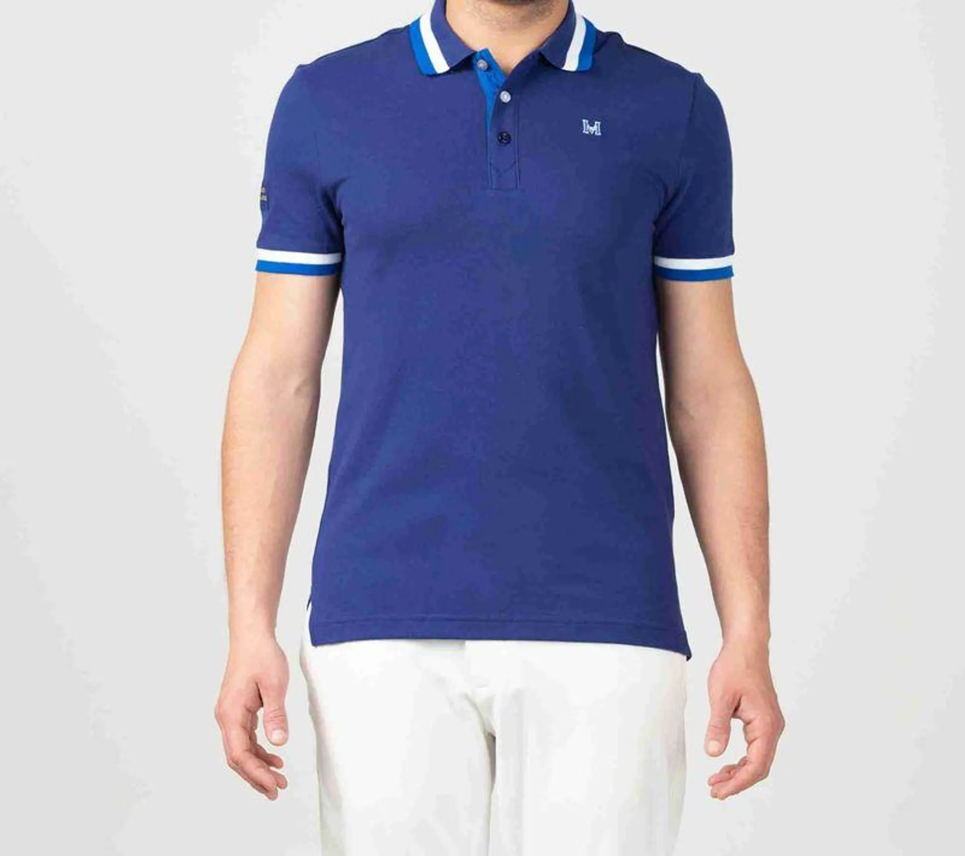 Camiseta polo capitanejo azul Tierra Arriba