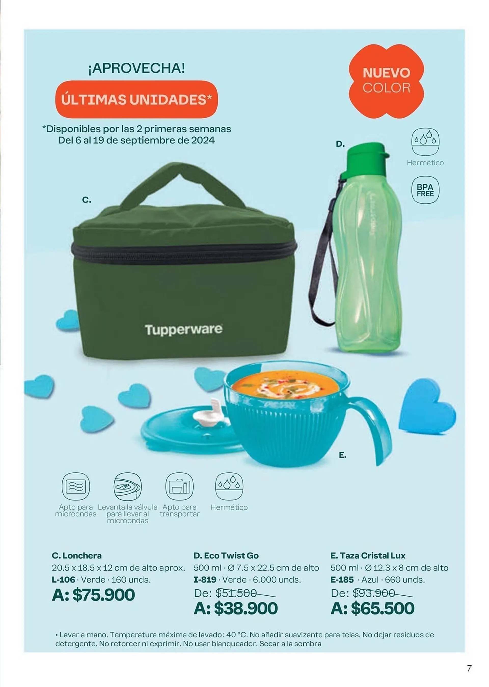 Catalogo de Catálogo Tupperware 6 de septiembre al 3 de octubre 2024 - Pag 7