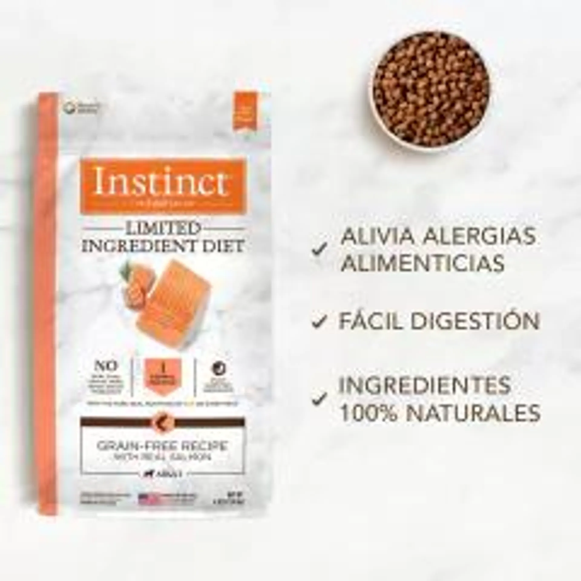 Instinct LID Sabor Salmón Para Perros 9 Kg