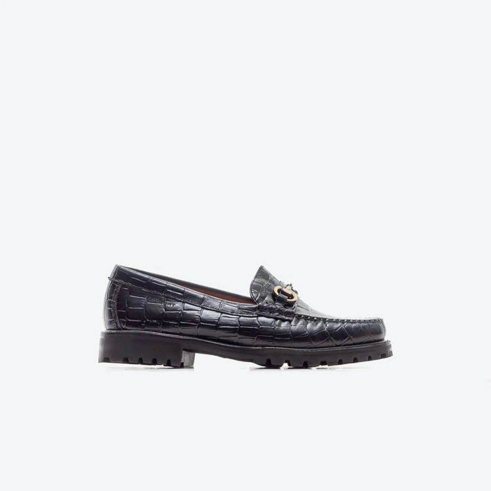 The Bit Lug Loafer Mocasín Casual Mujer Freeport Z1jt Negro