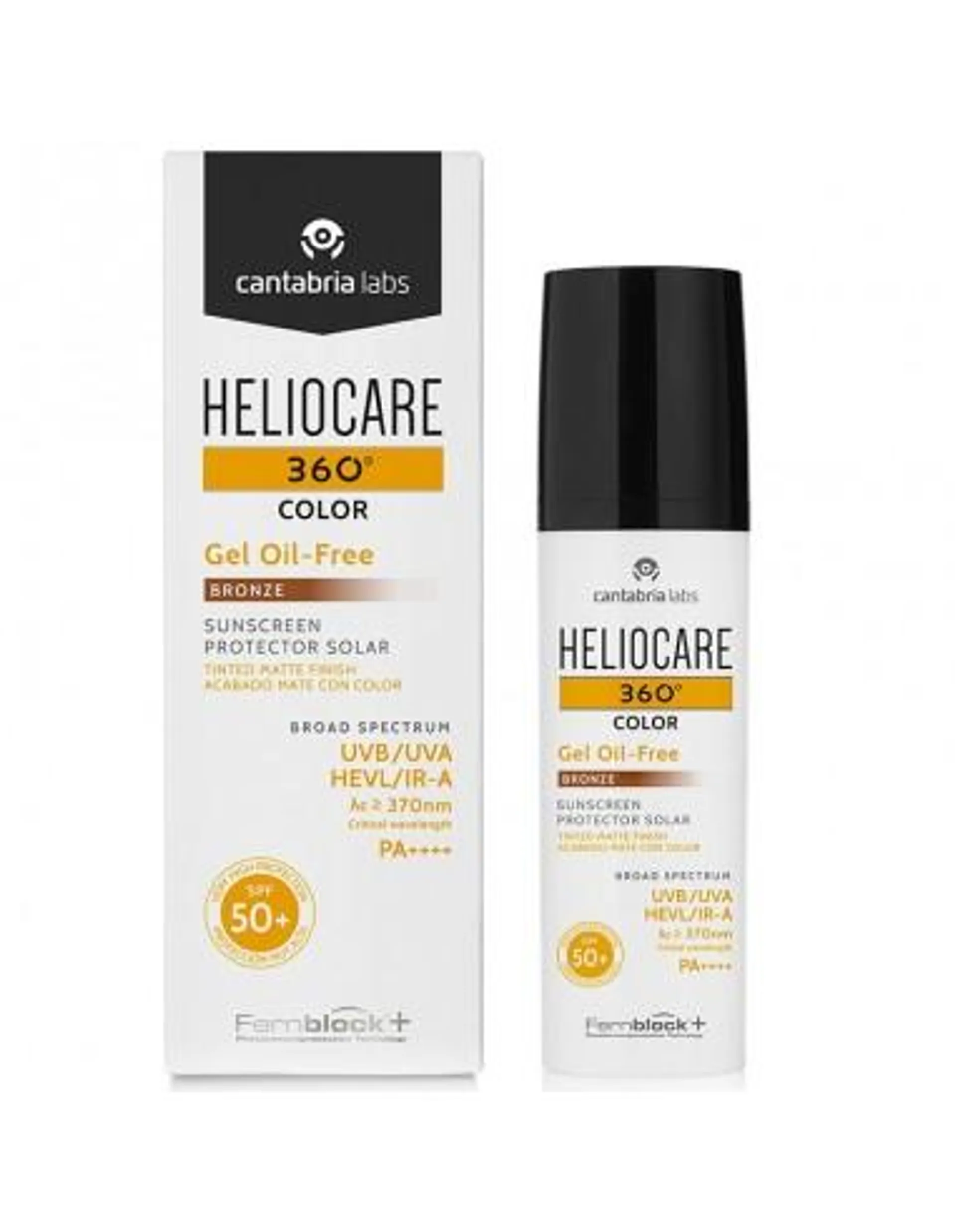 Heliocare 360 Gel Toque Seco SPF50+Color Bronze