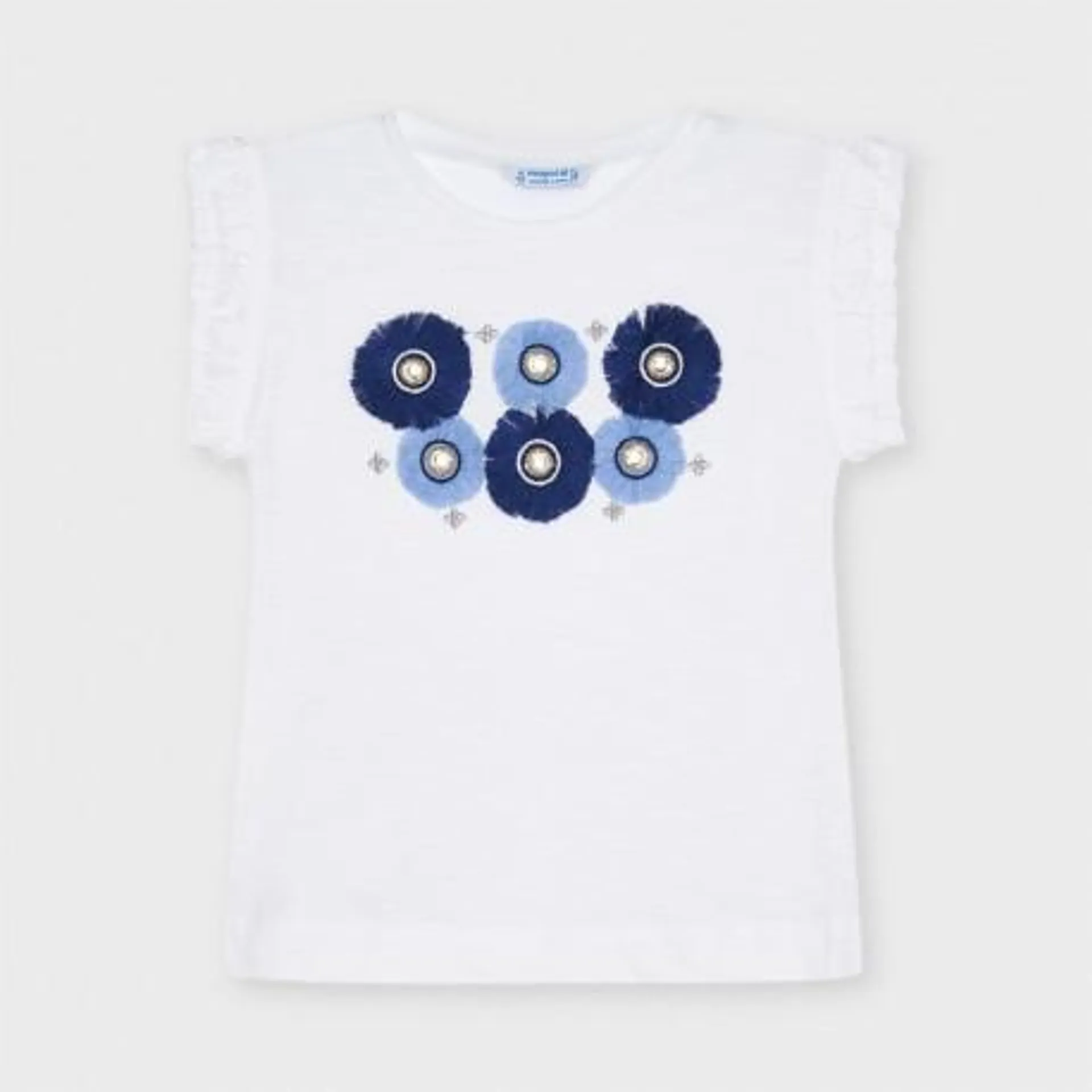 CAMISETA TIRANTE AZUL CIELO NIÑA MINI MAYORAL REF 3024