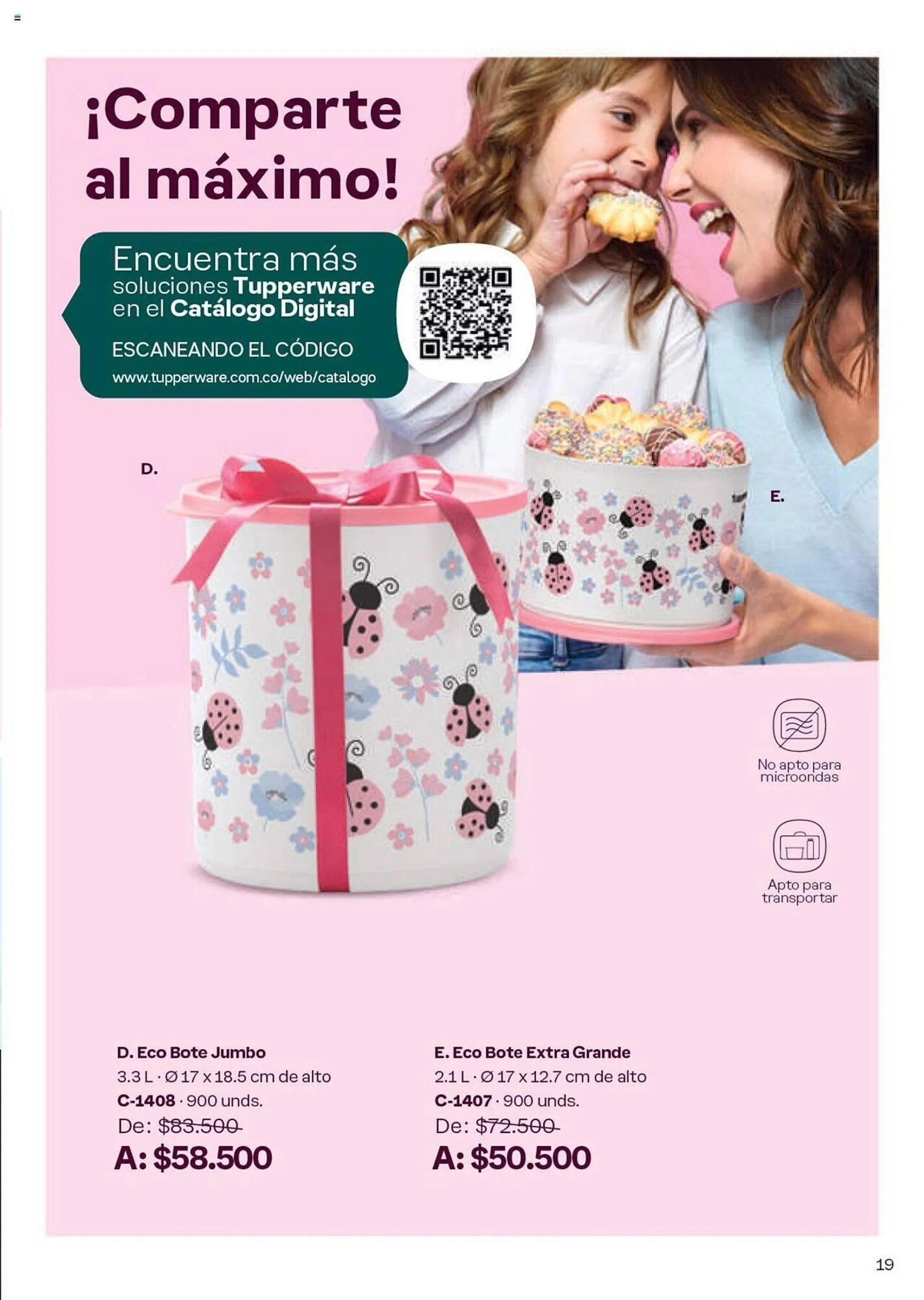 Catalogo de Catálogo Tupperware 4 de octubre al 31 de octubre 2024 - Pag 19